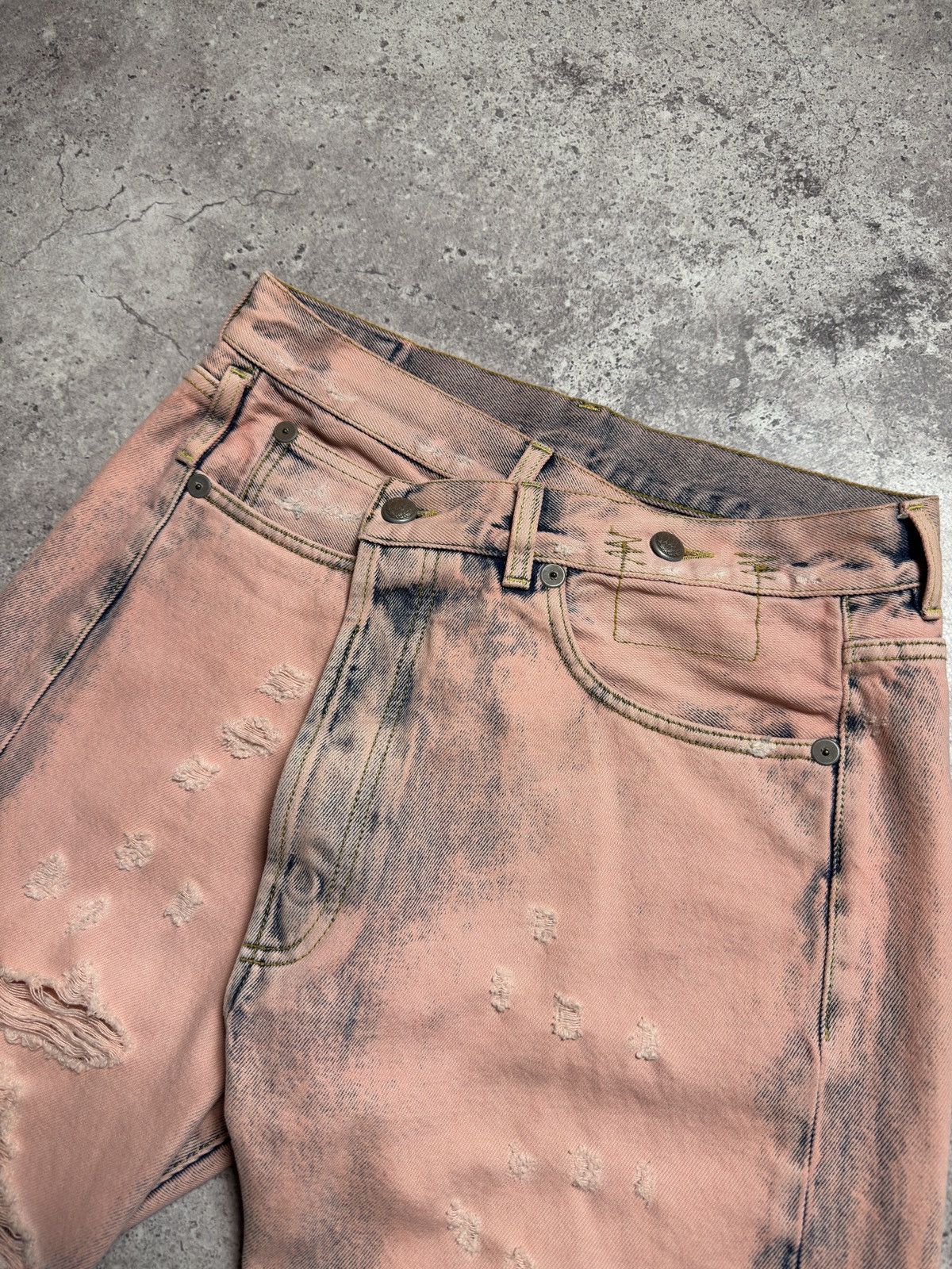 R13 R13 Distressed Slim Jeans Size 24" / US 00 / IT 34 - 4 Thumbnail