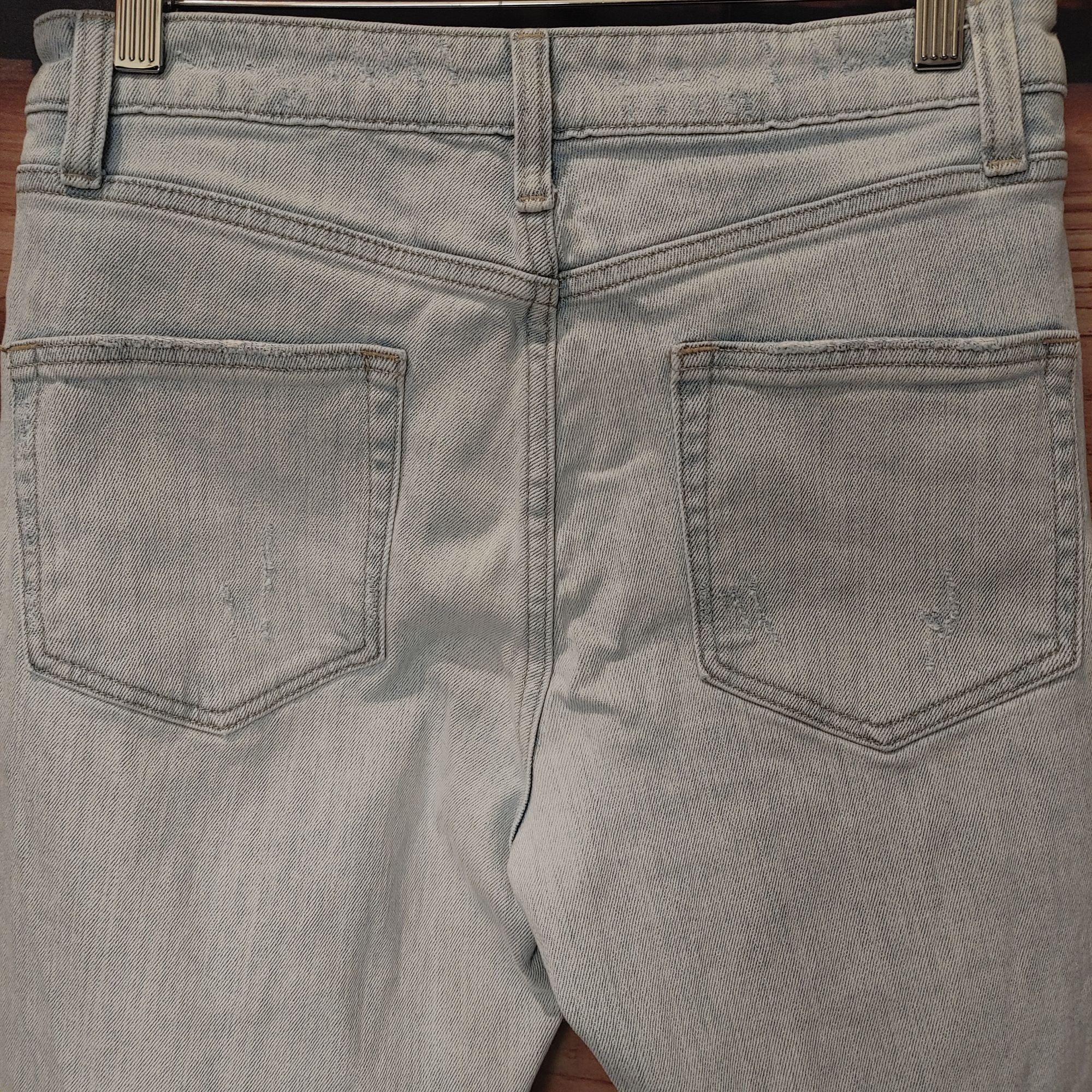 Other Wild Fable Women's Light Washed White Blue Denim Distressed Size 26" / US 2 / IT 38 - 4 Thumbnail