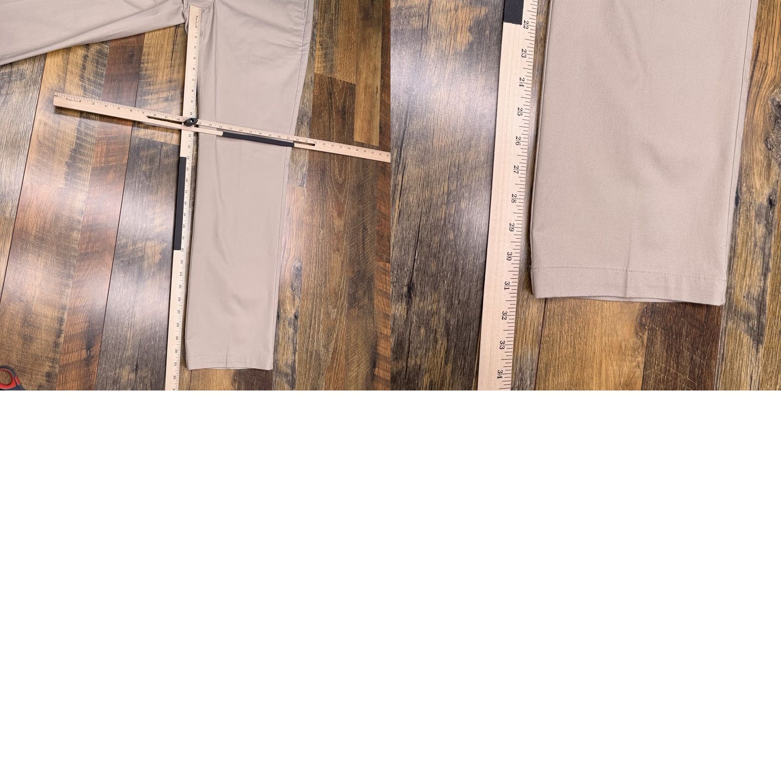 Croft & Barrow Croft & Barrow Easy Care Khaki Pants Mens 32x32 Classic Fit New Brown Knit Solid Front Zip Pocket Straight Flat Front Mens Pants Size US 32 / EU 48 - 9 Thumbnail