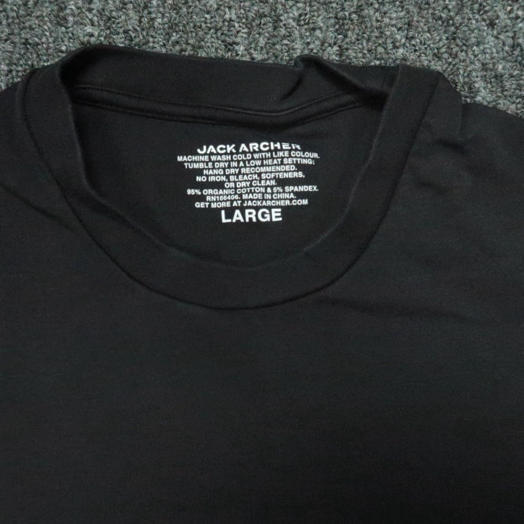 Vintage Jack Archer Shirt Men Medium Black Long Sleeve Tee Crew Stretch Lightweight Size US M / EU 48-50 / 2 - 2 Thumbnail