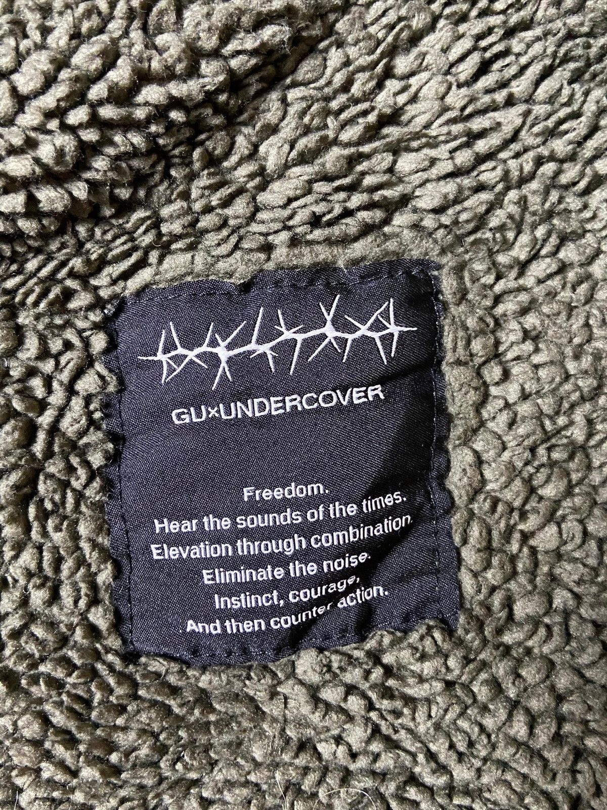 GU × Undercover × Vintage GU x Undercover Fleece Cardigan Jacket (125) Size US L / EU 52-54 / 3 - 9 Thumbnail