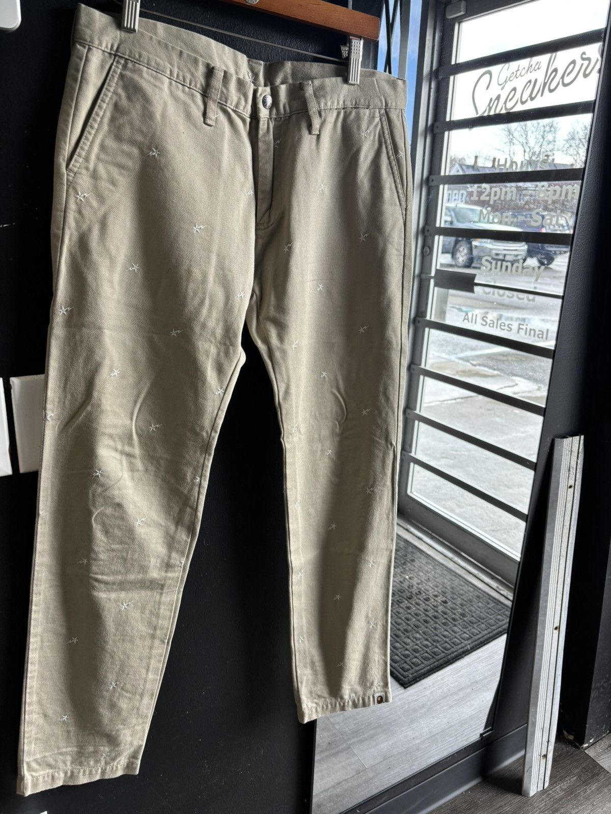 Bape BAPE BAPESTA KHAKI PANTS STARS Size US 32 / EU 48 - 1 Thumbnail