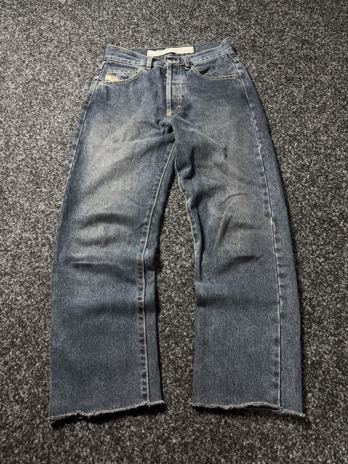 Diesel 00s Retro Diesel Industry Punk Opium Luxury Denim Jeans Y2K Size US 28 / EU 44 - 1 Thumbnail
