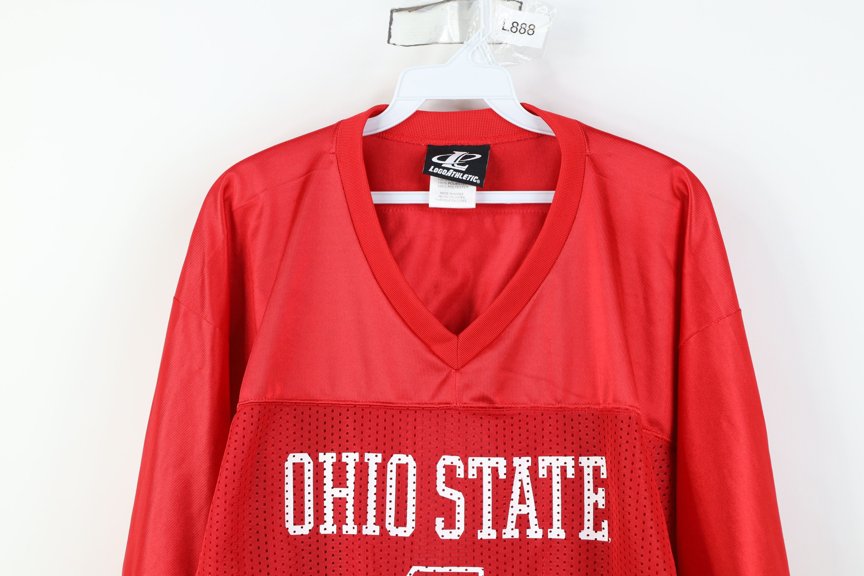 Vintage Vintage 90s Y2K Ohio State University Football Jersey Red #1 Size US L / EU 52-54 / 3 - 2 Thumbnail