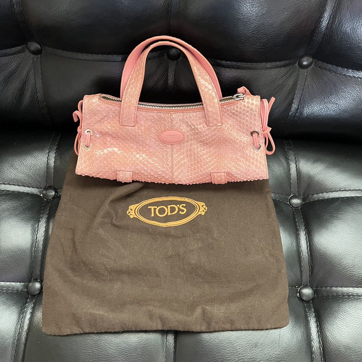 Tod's Tod’s Pink Mini Leather Bag Made in Italy w/ Dust Bag Size ONE SIZE - 2 Thumbnail