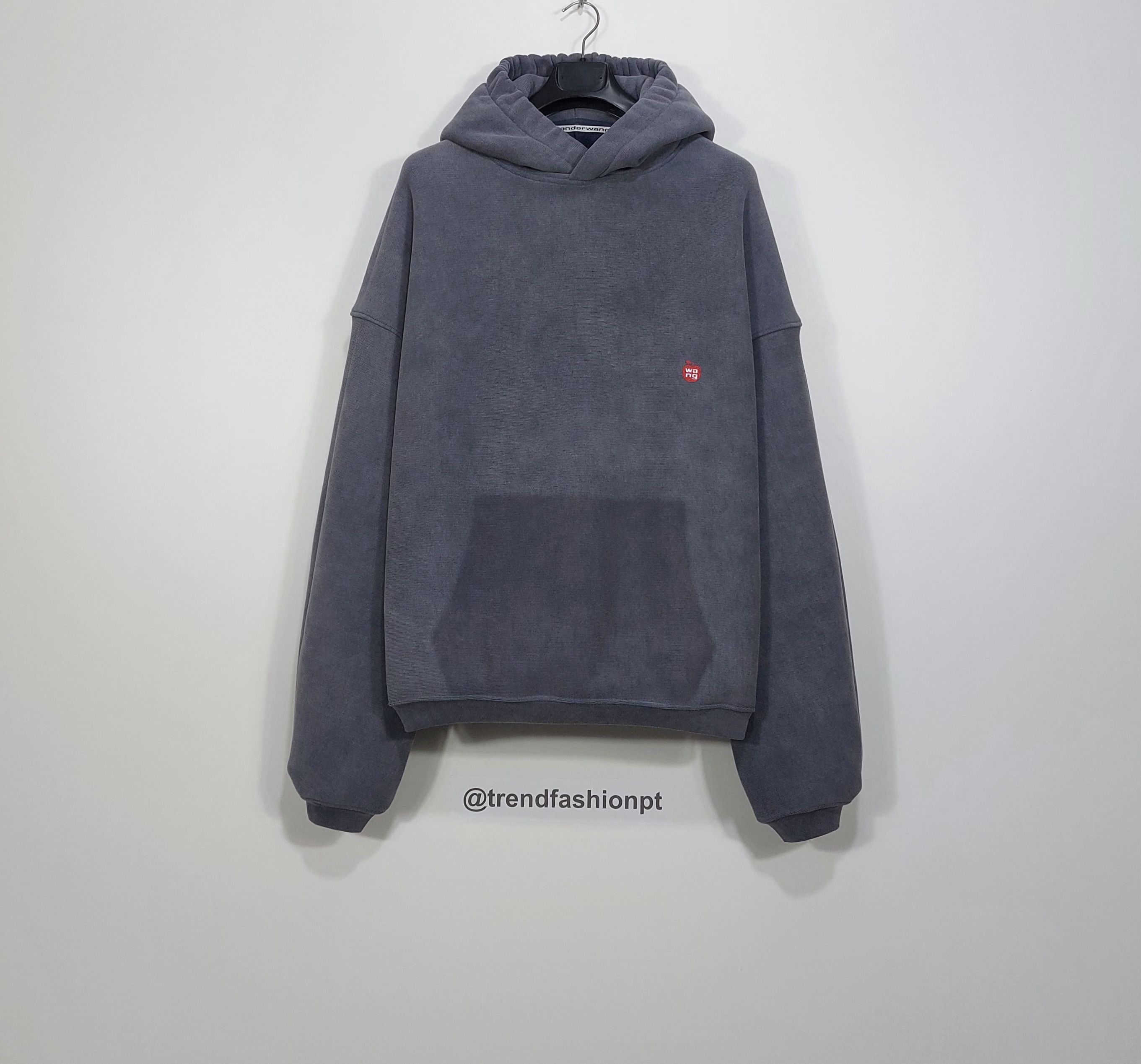 Alexander wang apple logo hoodie