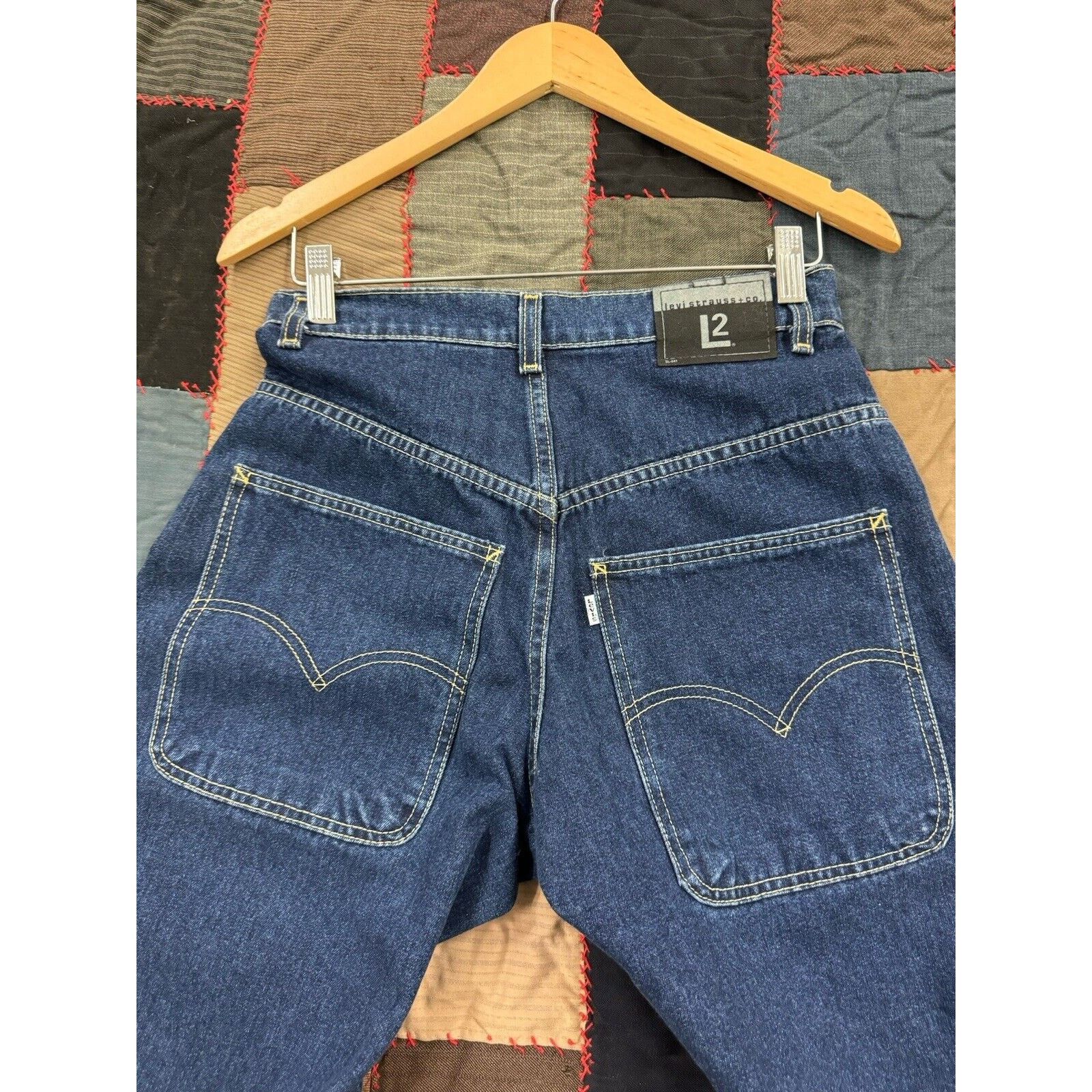 Levi's Deadstock Vintage 90s Y2K Baggy Levis L2 Silvertab W29 X L30 Size US 29 - 9 Thumbnail