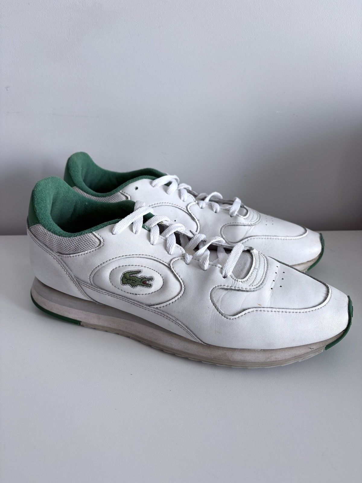 Lacoste Lacoste Linetrack 125 leather men's sneakers size 48 Size US 15 / EU 48 - 3 Thumbnail