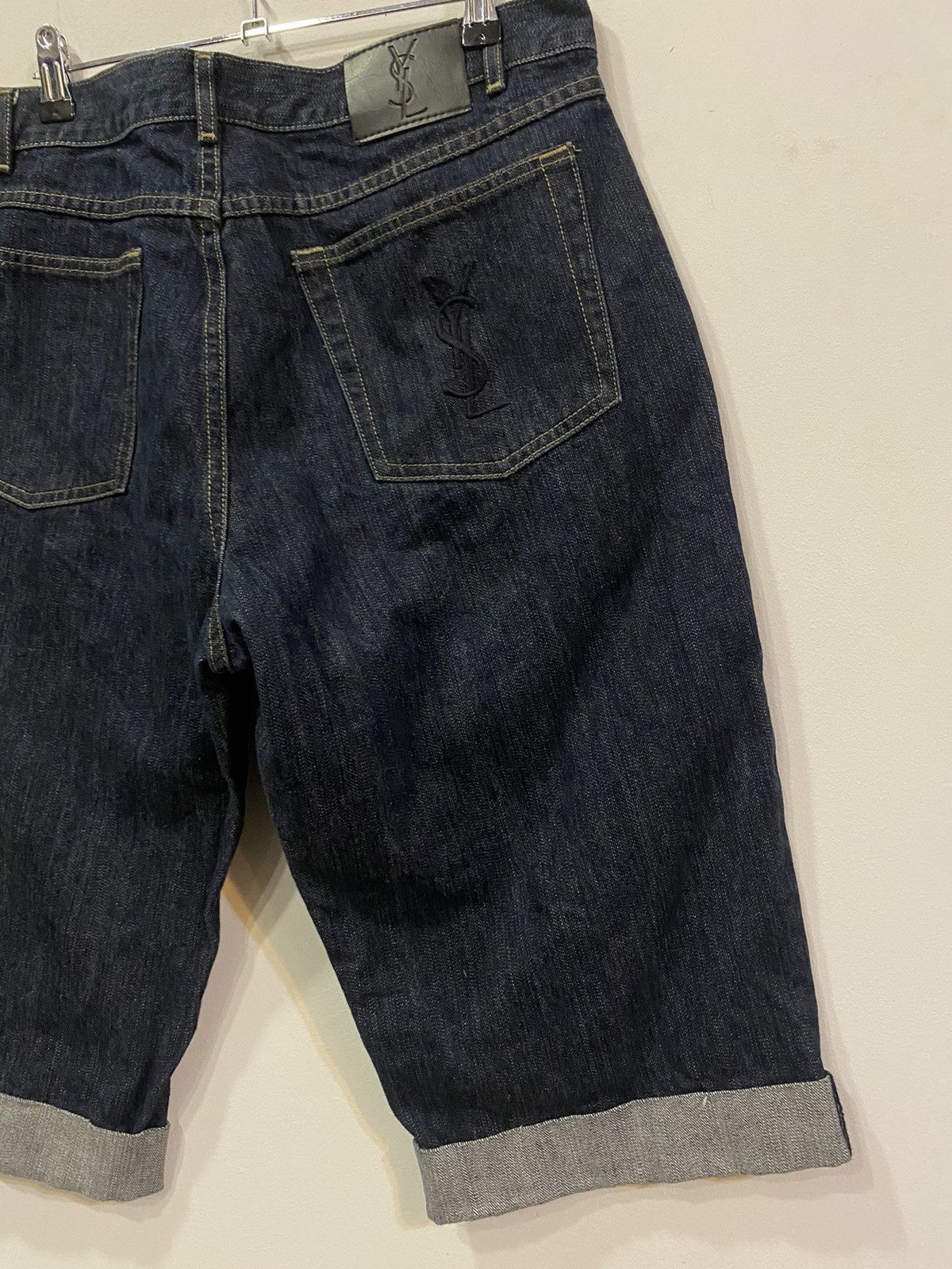 Yves Saint Laurent Denim YSL Shorts YSL Jeans Indigo Size US 36 / EU 52 - 18 Thumbnail