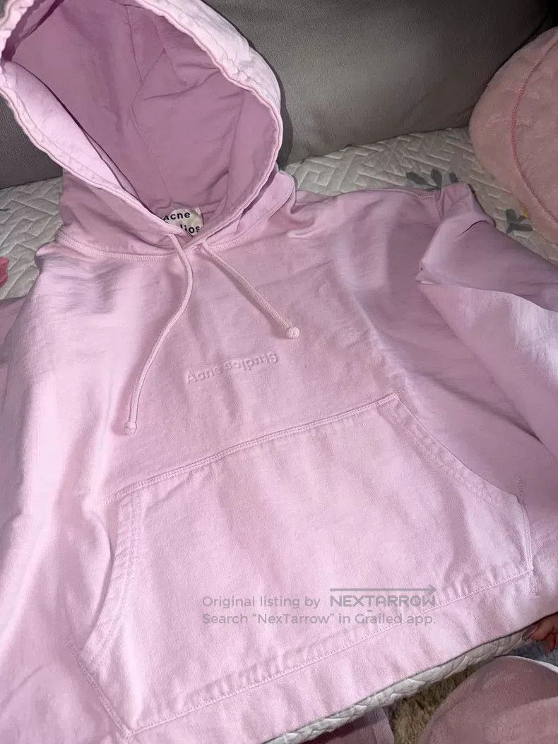 Acne Studios Acne Studios Pink Hoodie Size XXS / US 00 / IT 34 - 3 Thumbnail