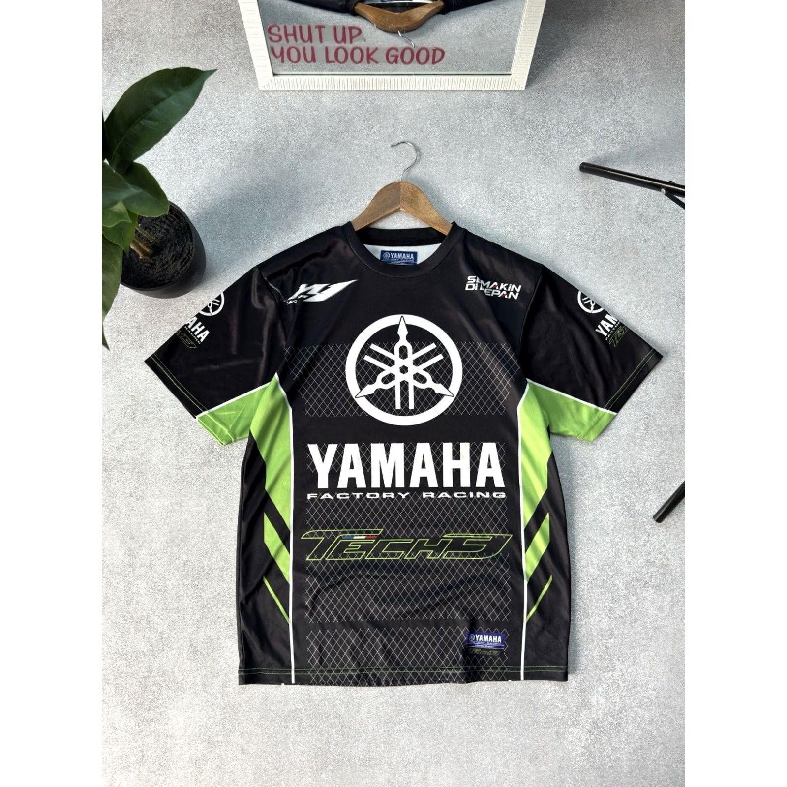 Yamaha VINTAGE Yamaha Factory Racing Tech 3 MotoGP Men T Shirt M Black Shirt Mens Size US M / EU 48-50 / 2 - 2 Thumbnail