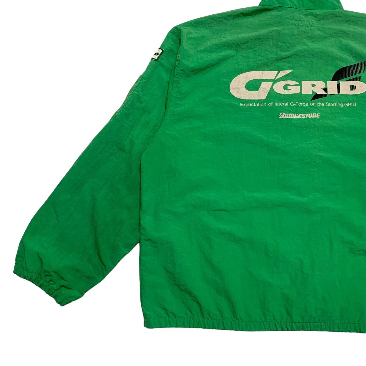 Japanese Brand Vintage Bridgestone Grid Racing Jacket Size US XL / EU 56 / 4 - 2 Thumbnail