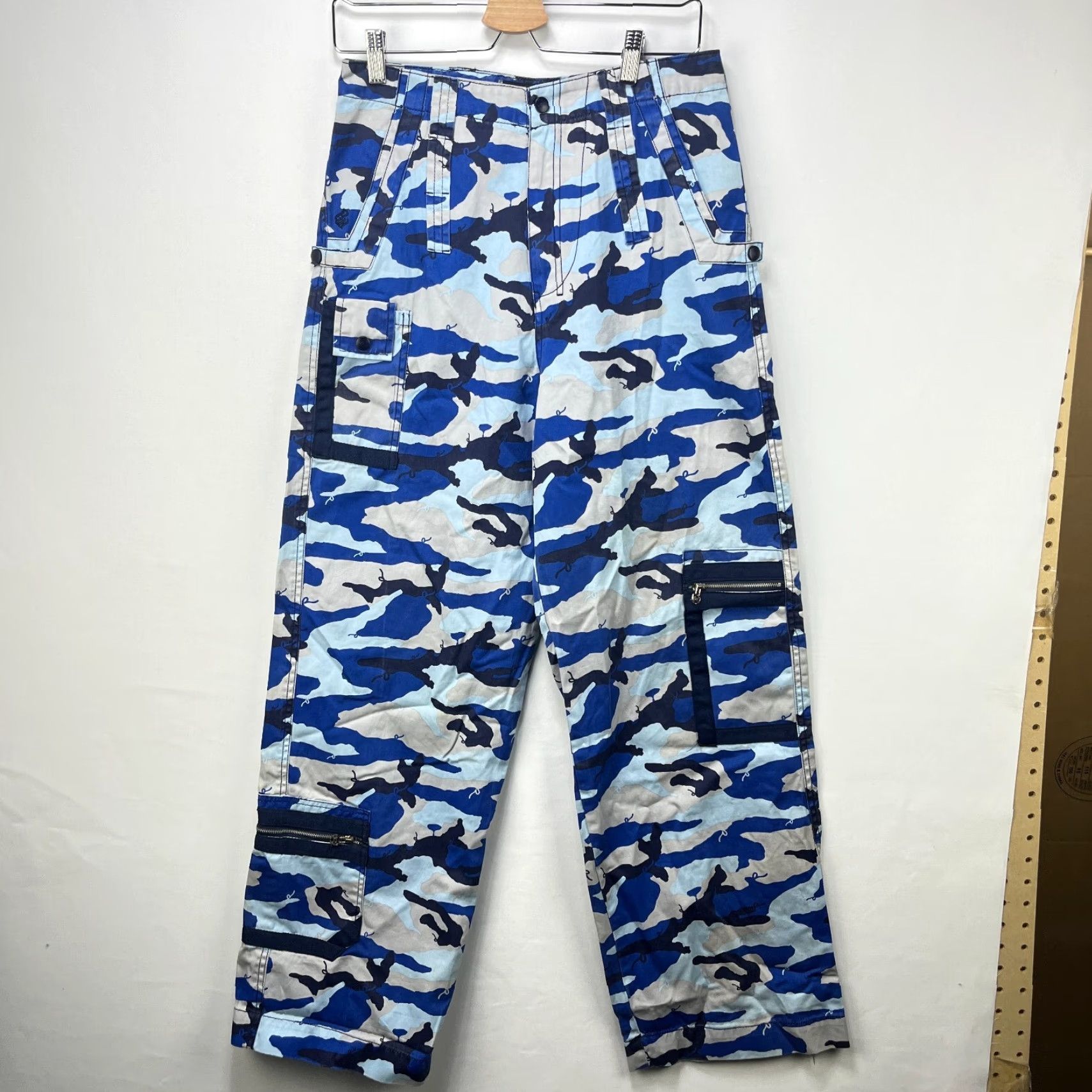 Rocawear VINTAGE Rocawear Blue Camo Baggy Pants Skater waist 30 Cargo Men Size US 30 / EU 46 - 7 Thumbnail