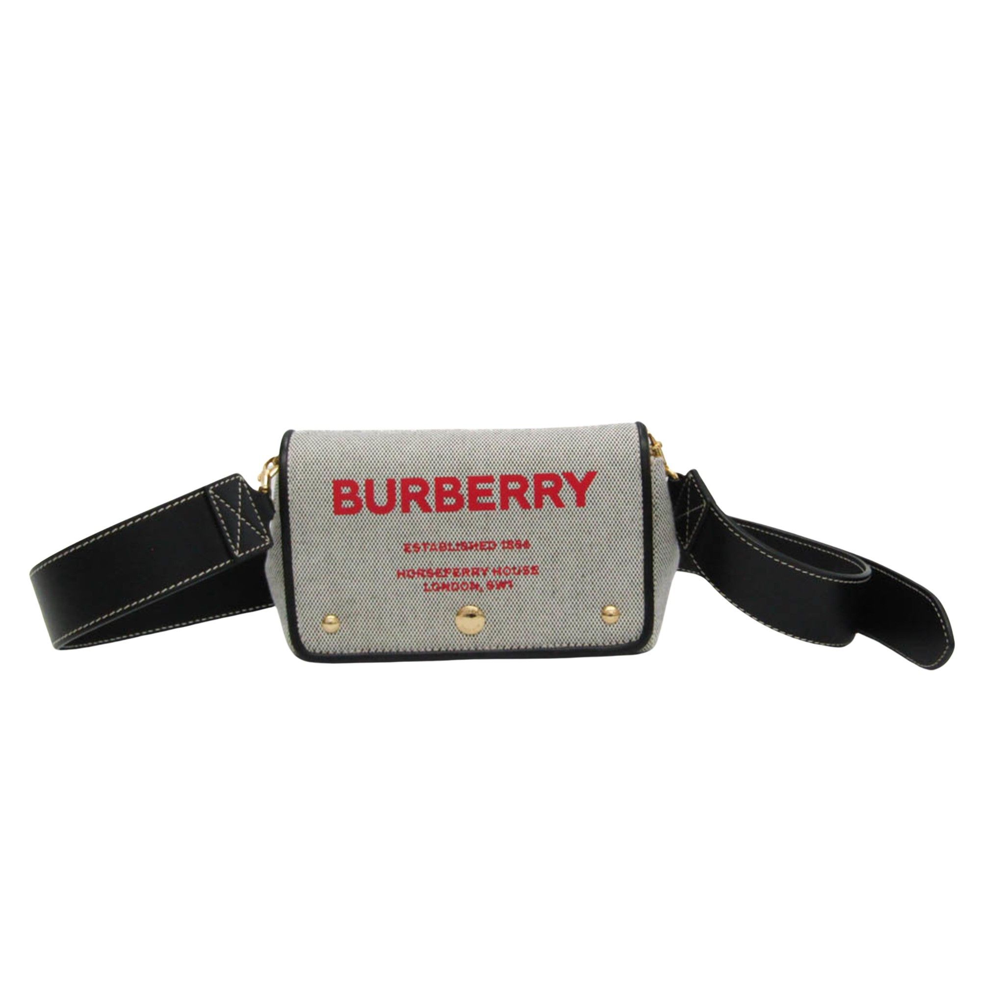 Burberry Black Canvas Shopper Bag (Pre-Owned) Size ONE SIZE - 1 Thumbnail