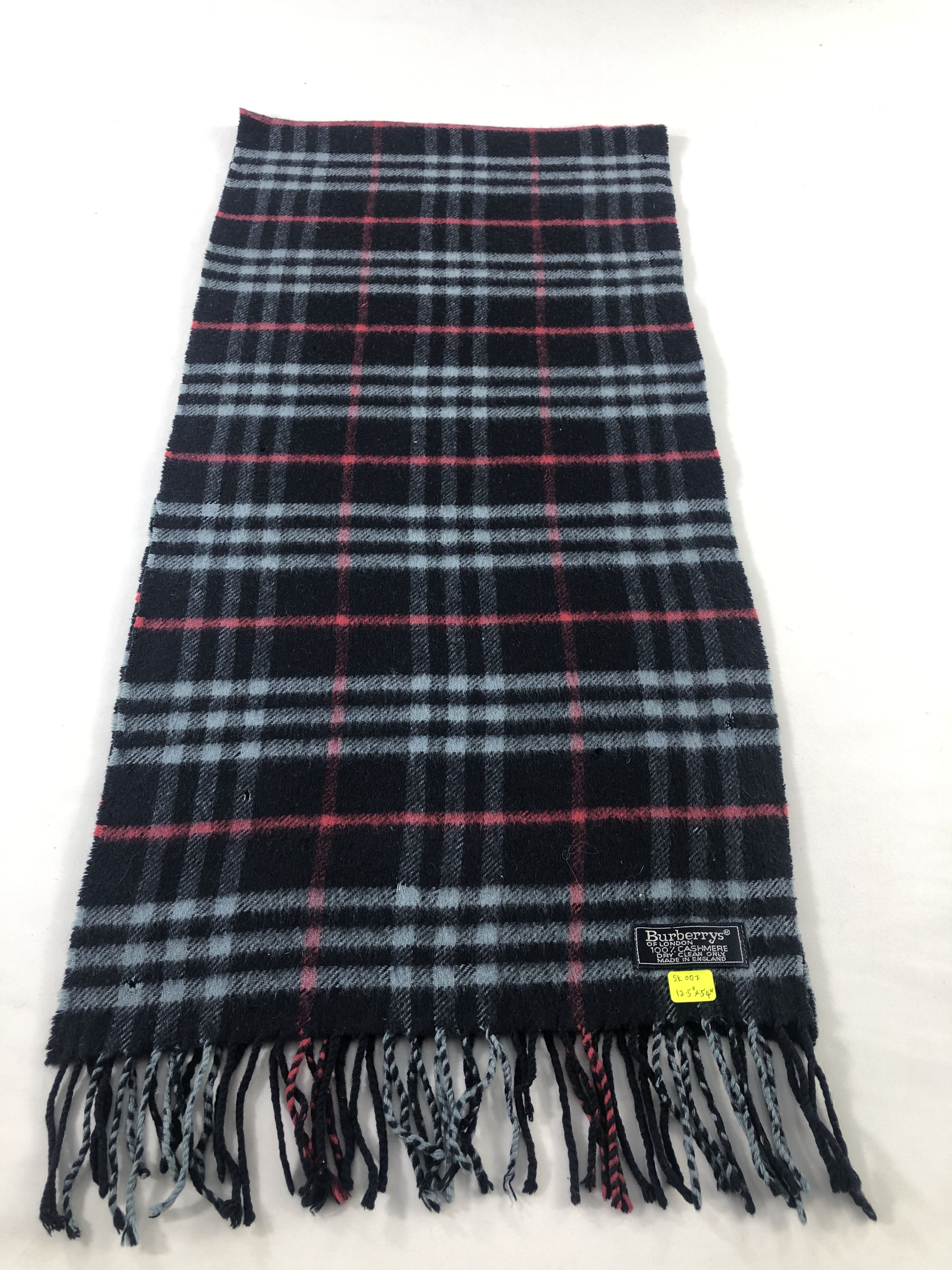 Burberry Burberry Cashmere Scarf / Muffler / Neckwear Size ONE SIZE - 3 Thumbnail