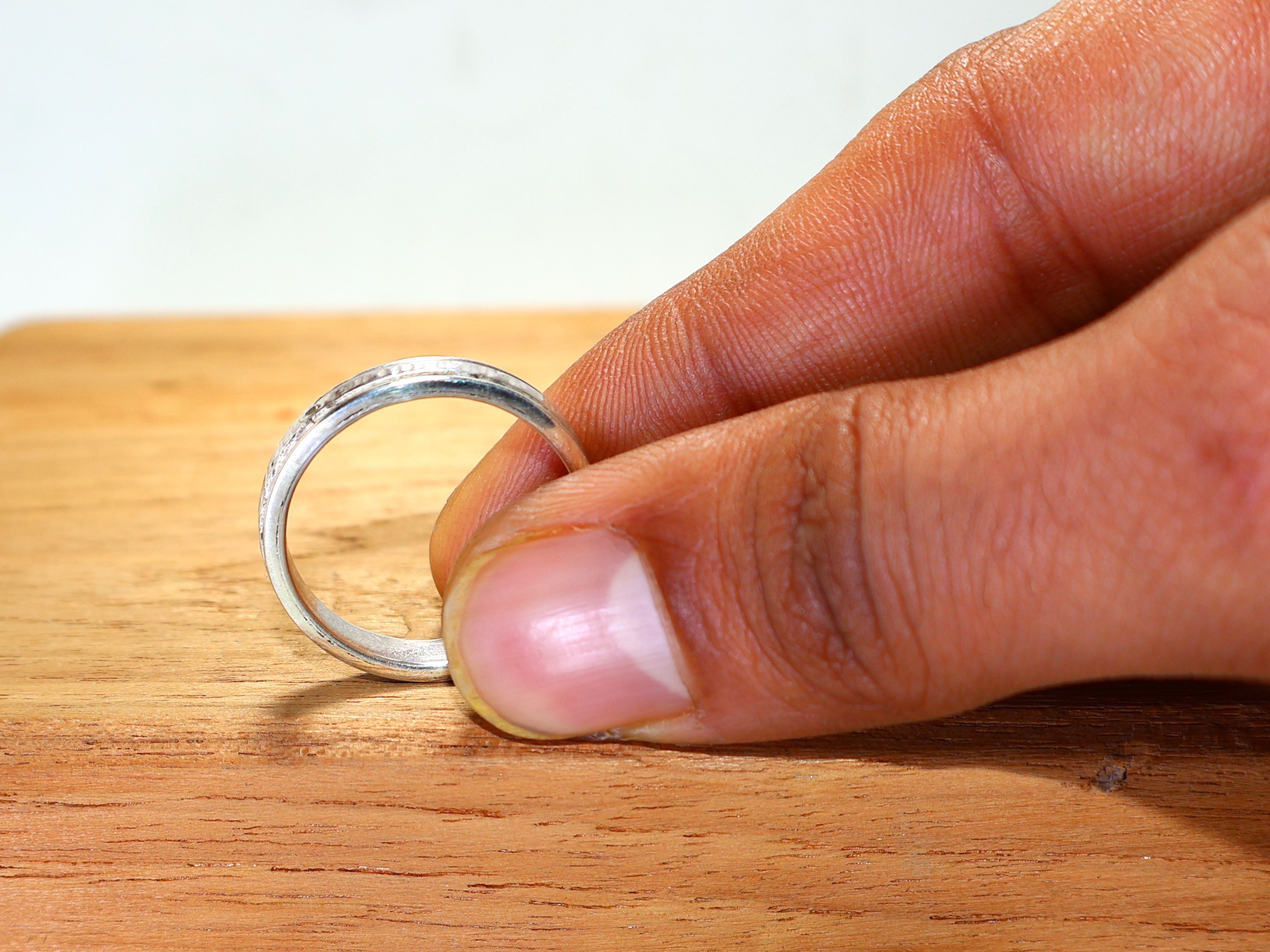 Handmade Spinner Ring, 925 Silver Ring, Fidget Ring, Minimalist Size ONE SIZE - 4 Thumbnail