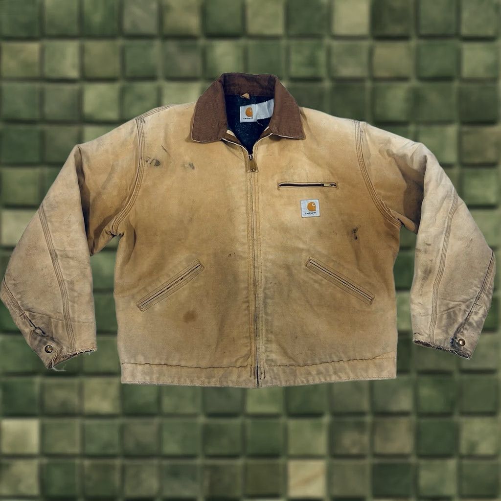 Carhartt × Vintage Carhartt Detroit Jacket J43 HTG Size L made in