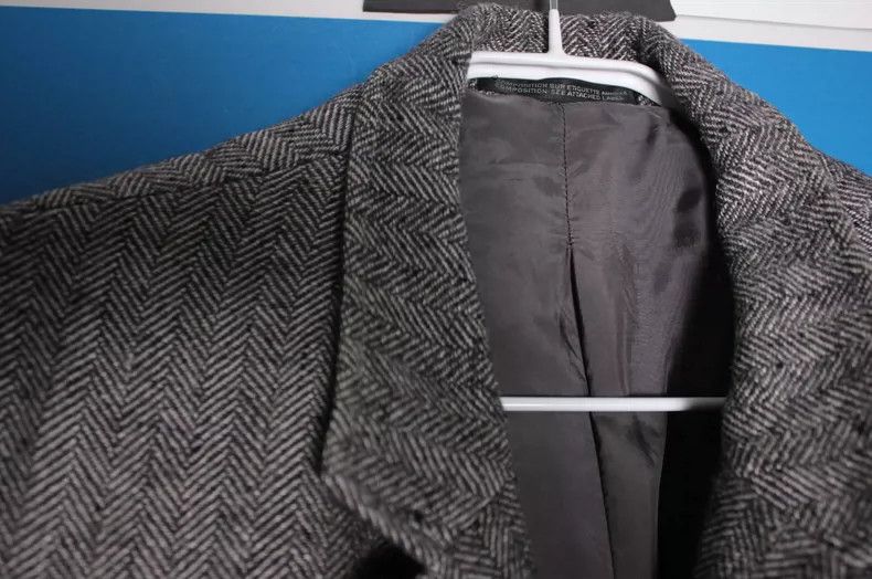 Yohji Yamamoto Yohji Yamamoto 11aw fishbone jacket 2505-Nextarrow Size US L / EU 52-54 / 3 - 4 Thumbnail