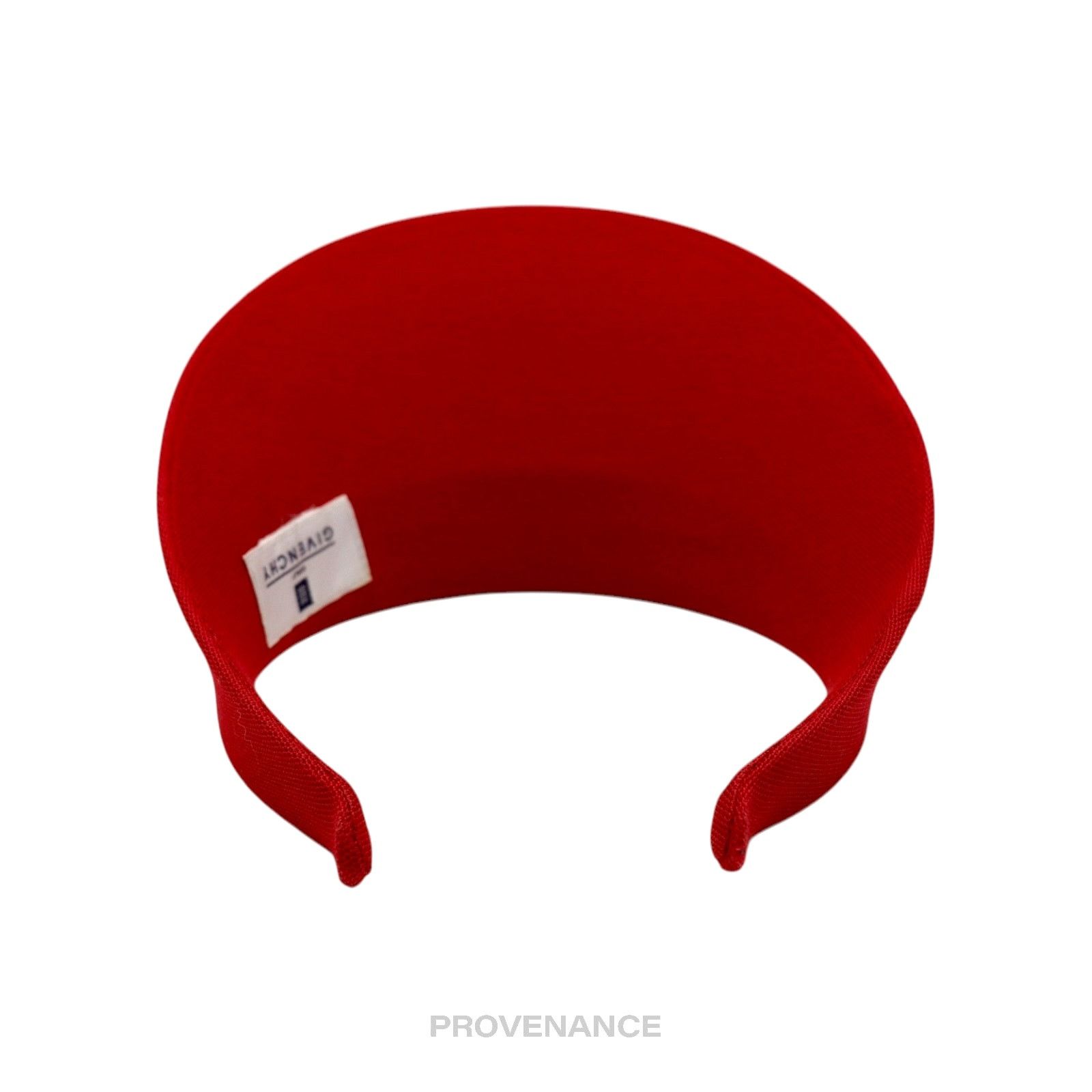 Givenchy 🔴 Givenchy Golf Logo Embroidered Visor - Red Size ONE SIZE - 6 Thumbnail