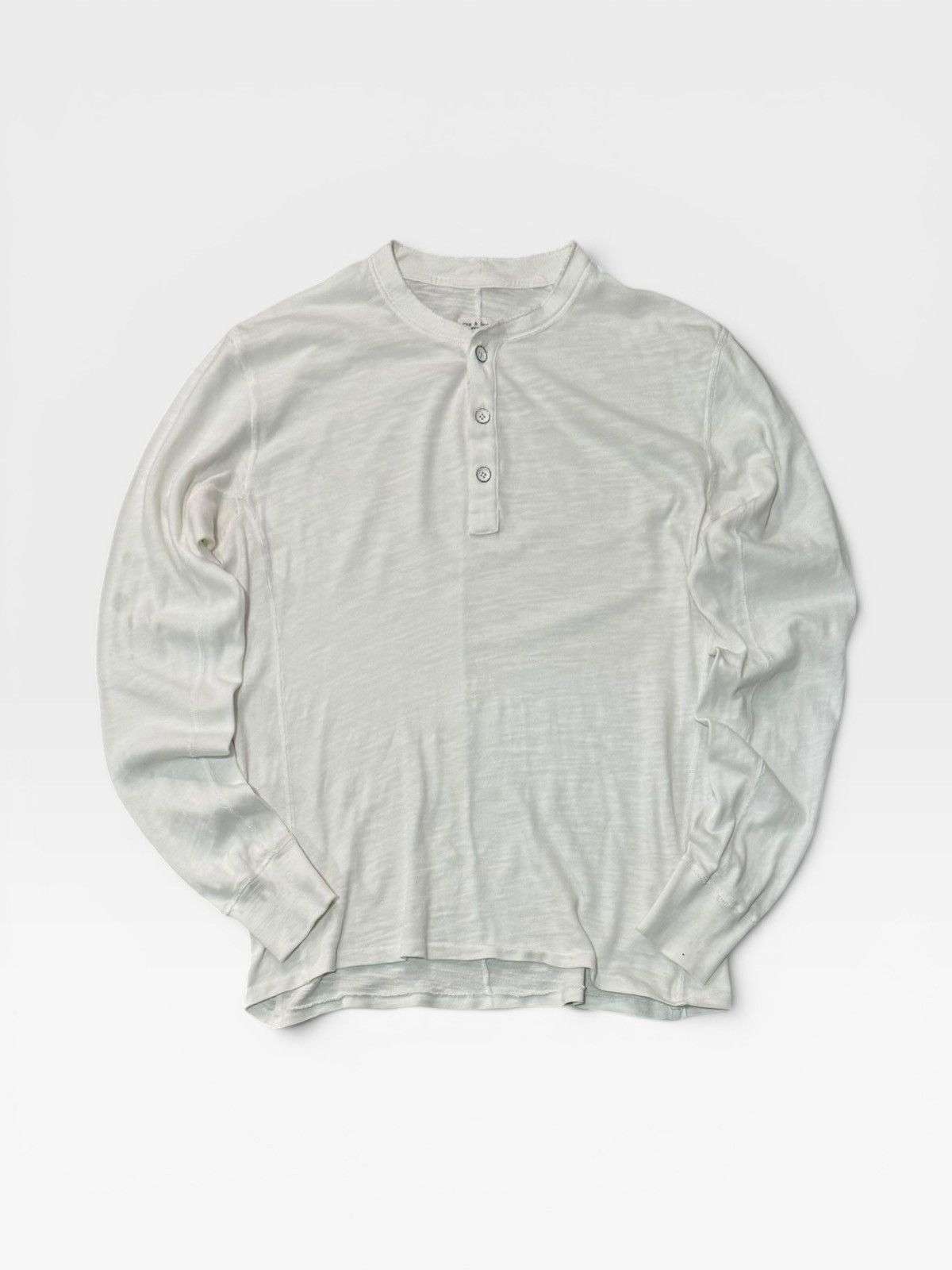 Rag & Bone Cotton-Jersey Henley T-Shirt
