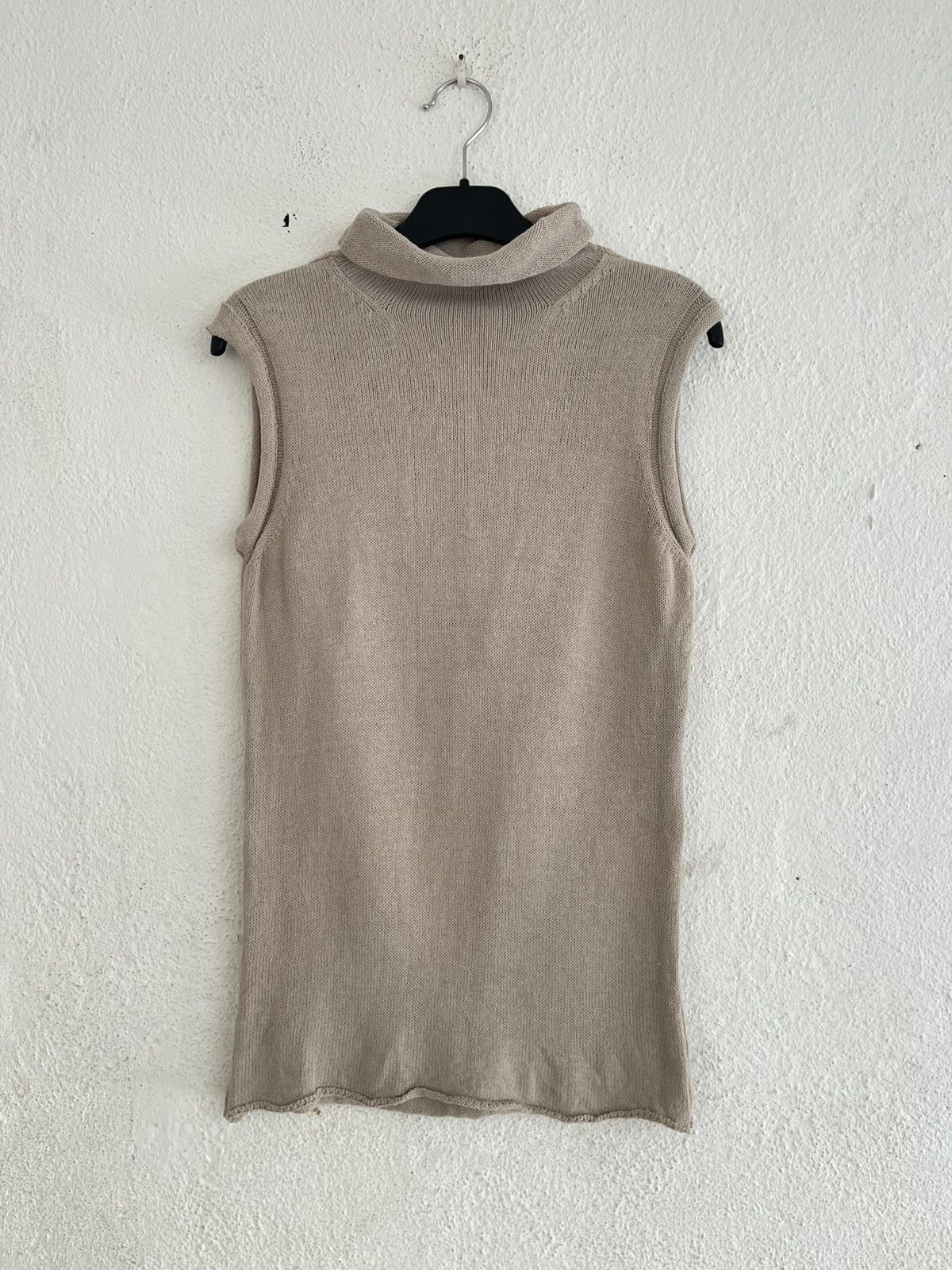 Y's Y’s Yohji Yamamoto Sleeveless Turtleneck Knit Cotton Size US L / EU 52-54 / 3 - 2 Thumbnail