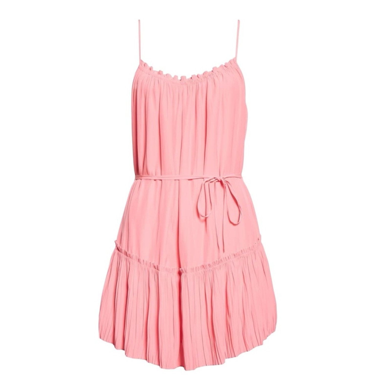 Ramy Brook Ramy Brook Tatiana Swing Tiered Ruffled Mini Dress Large Size L / US 10 / IT 46 - 6 Thumbnail