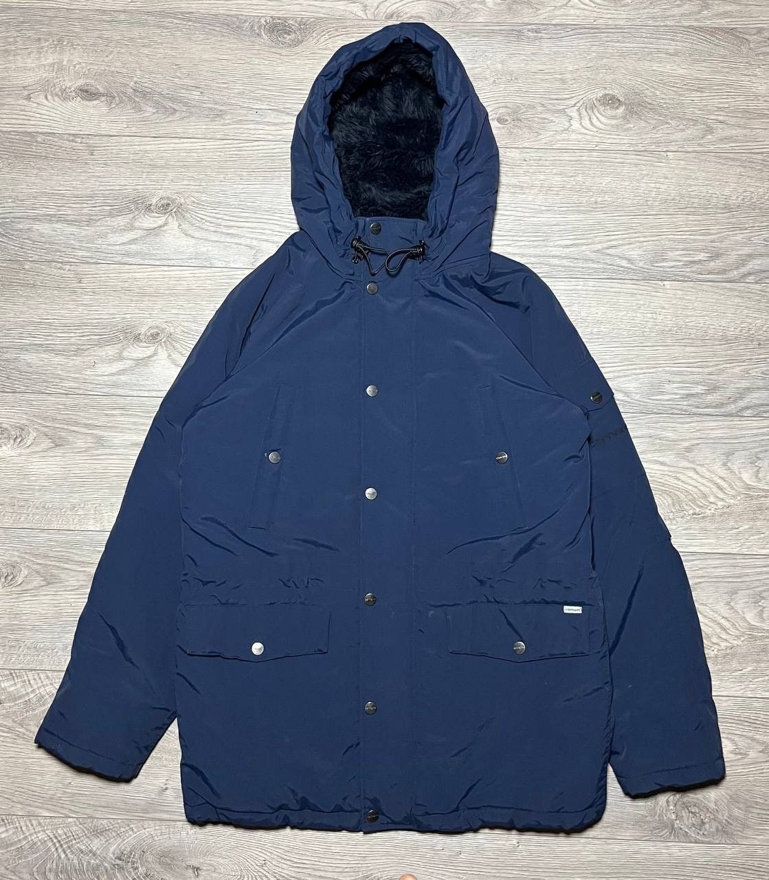 Carhartt Carharrt Parka Jacket Navy Blue Size US L / EU 52-54 / 3 - 1 Thumbnail