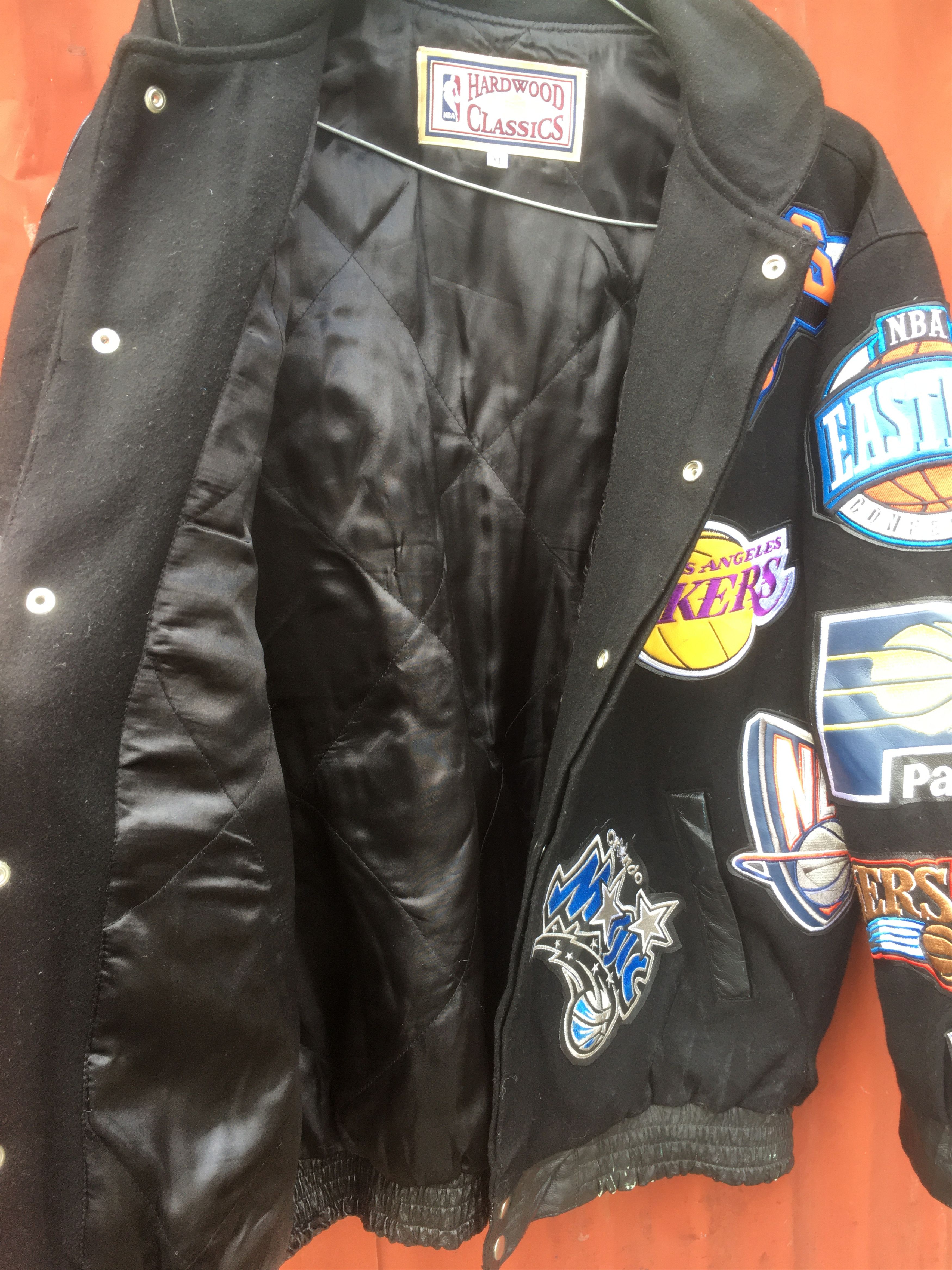 NBA Vintage Rare Hardwood Classic NBA wool varsity jacket Size US XL / EU 56 / 4 - 14 Thumbnail