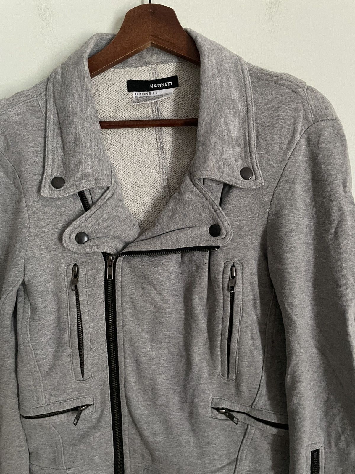 Katharine Hamnett London Hamnett Cotton Moto Jacket Size S / US 4 / IT 40 - 3 Thumbnail