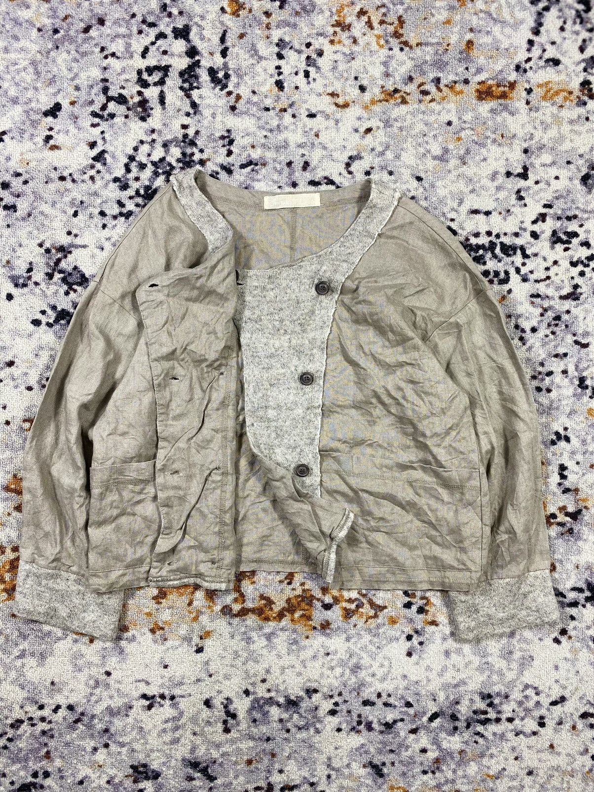 Beauty Beast × If Six Was Nine × Japanese Brand Rare Vintage Vent Blanc Linen japanese double pocket cropped Size US L / EU 52-54 / 3 - 2 Thumbnail