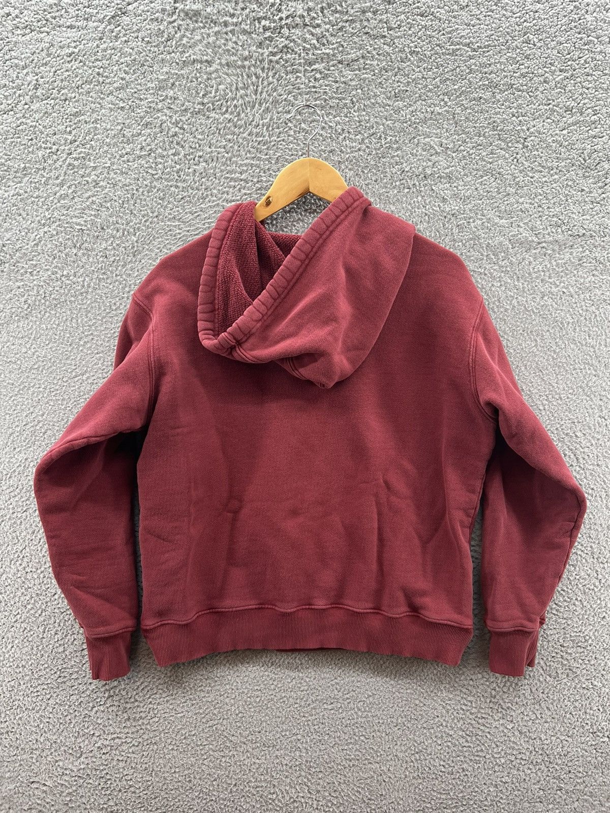 American Giant American Giant Hoodie Womens Sz Medium Red Cotton Sweatshirt Size M / US 6-8 / IT 42-44 - 2 Thumbnail