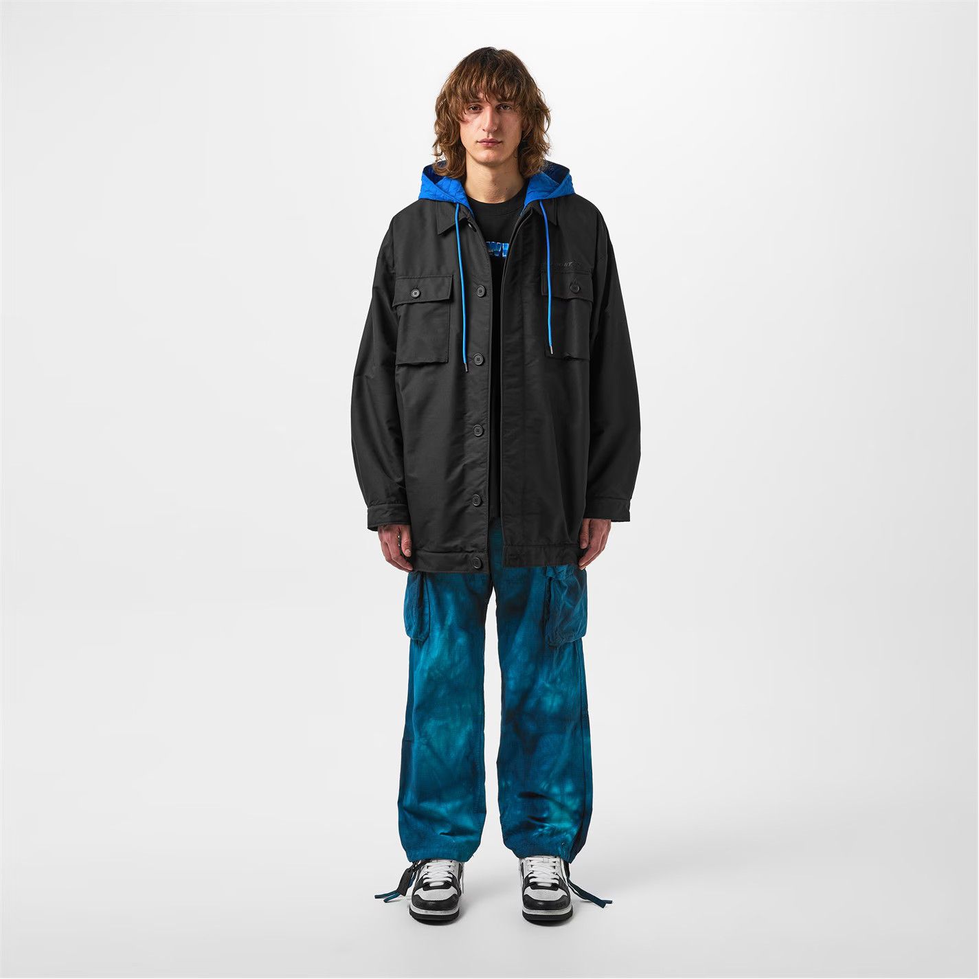 Off-White o1g2r1mq0226 Hde Shirt Race Zip Hoodie In Black Size US L / EU 52-54 / 3 - 4 Thumbnail