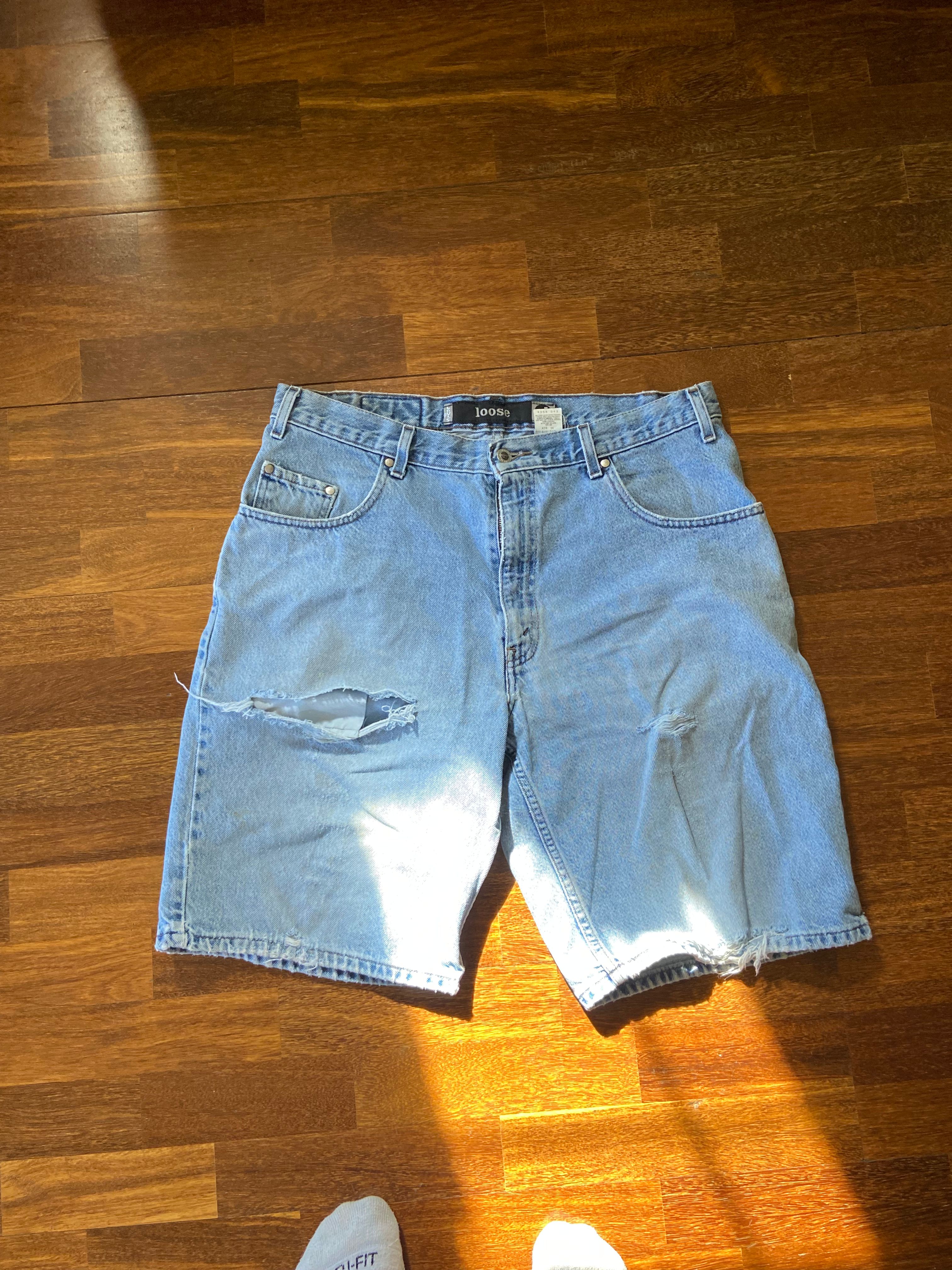 Levi's Levis Silver Tab Distressed Jorts Size 34 | Grailed