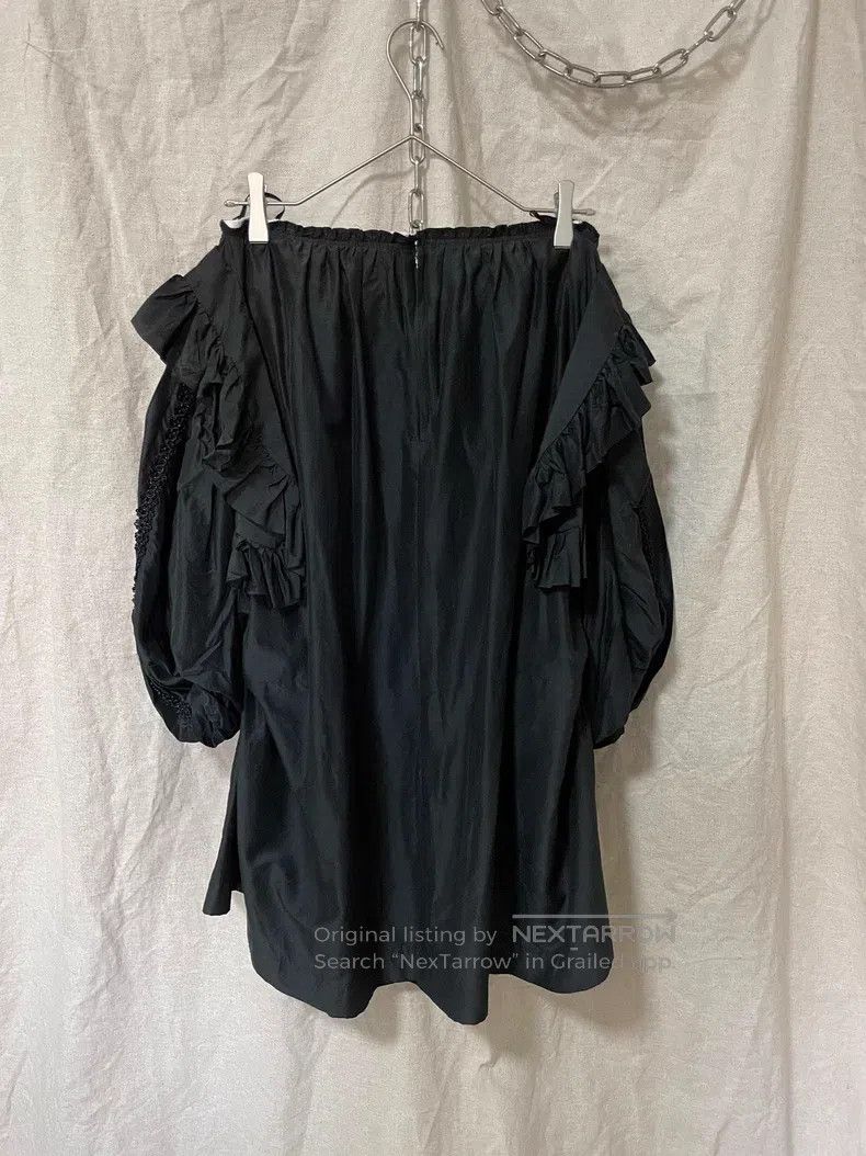 Other Comme Des Garcons size L Beaded satin half skirt Size 23" - 7 Thumbnail