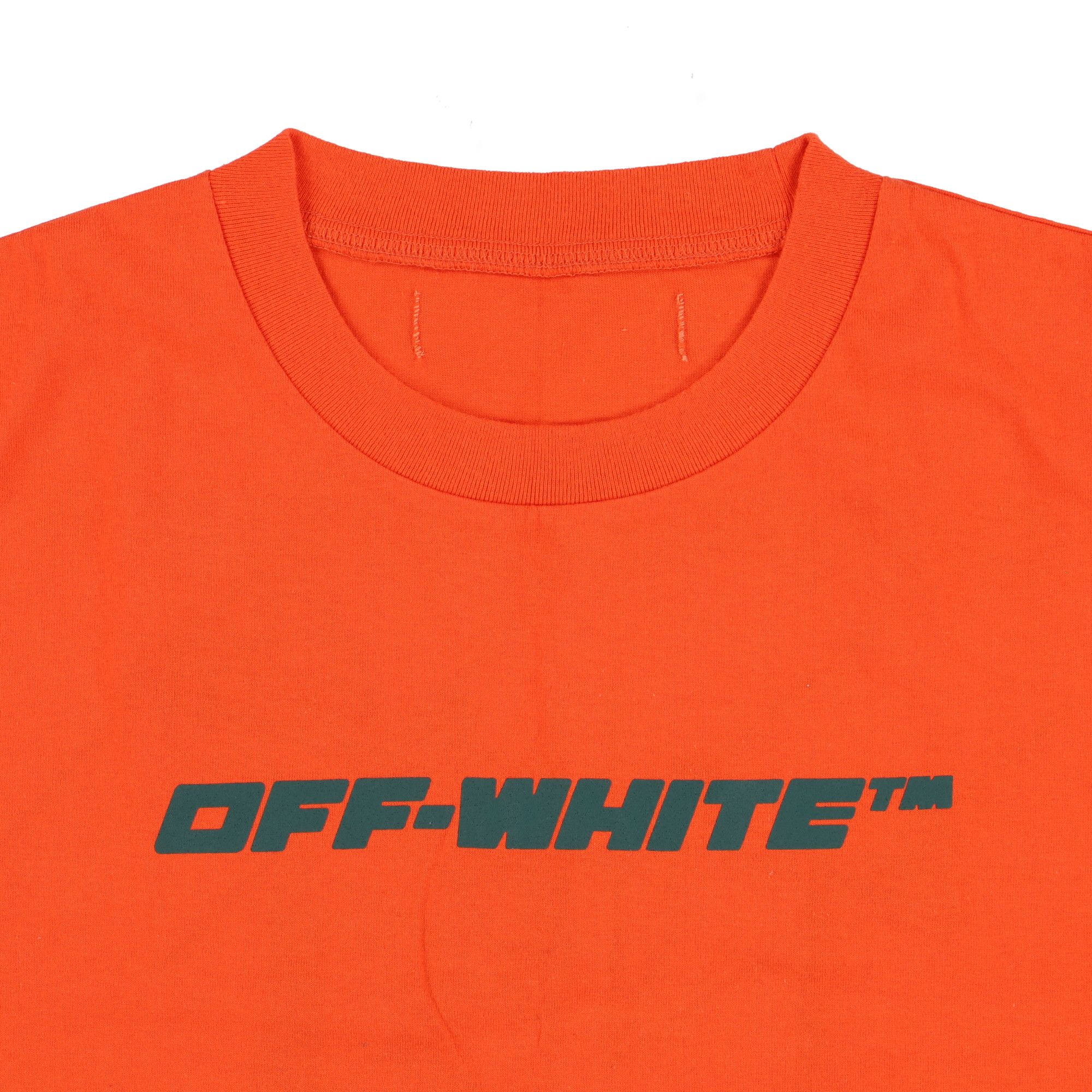 Off-White Orange Trellis Worker Logo T-shirt Size US S / EU 44-46 / 1 - 7 Thumbnail