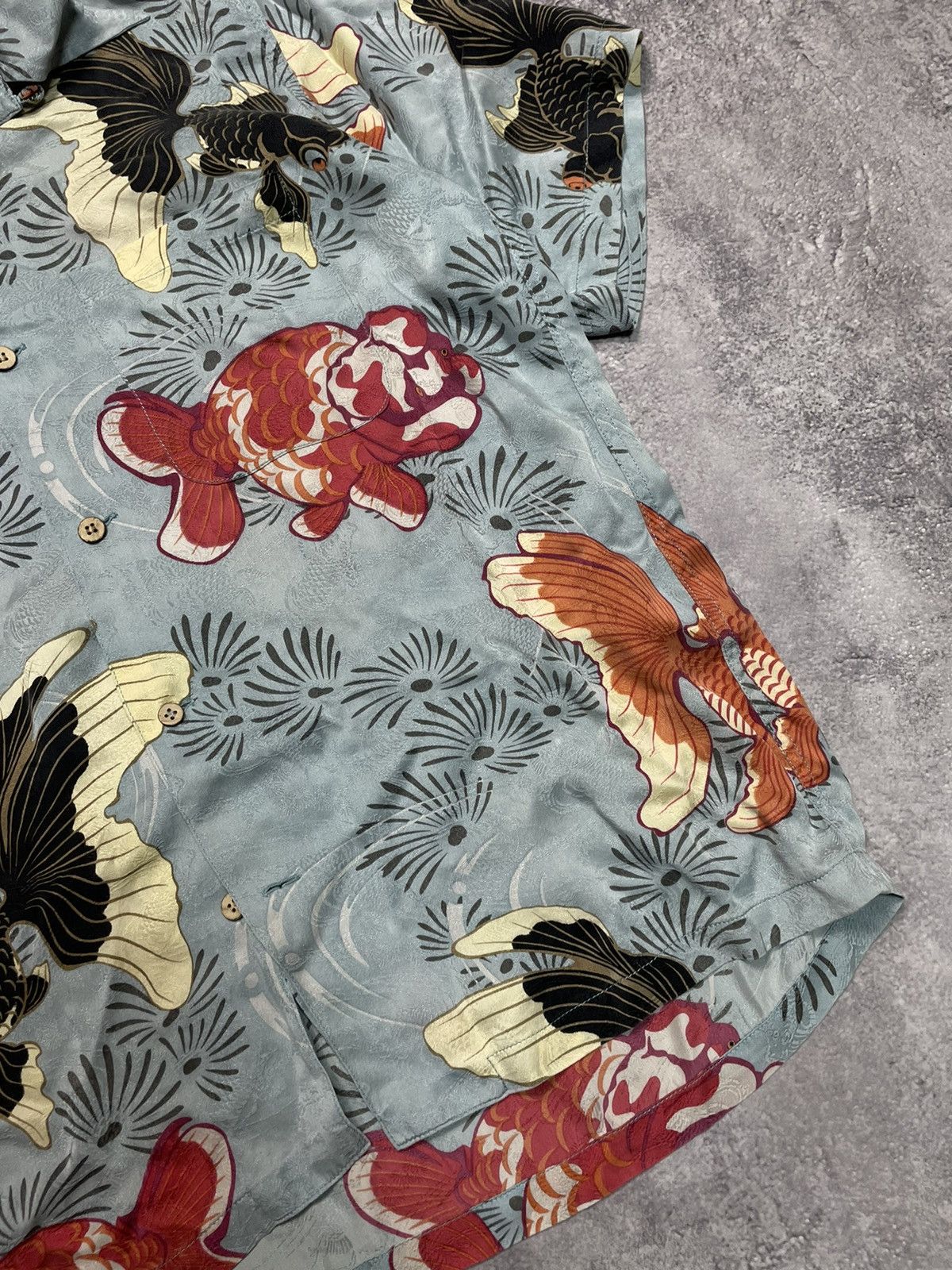 Japanese Brand Vtg Archive Japanese Script Rayon S/S Shirt Aloha Size US M / EU 48-50 / 2 - 4 Thumbnail