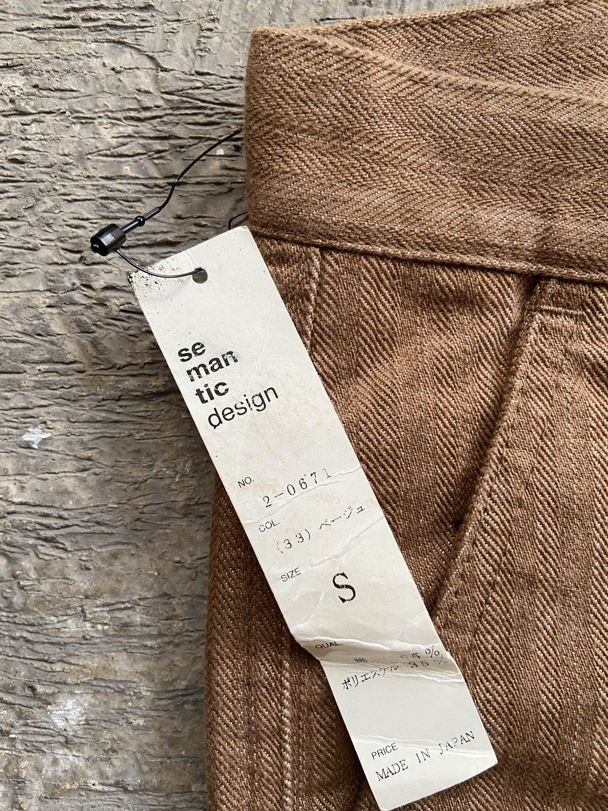 semanticdesign 2000s (NWT) Semanticdesign - Herringbone Flare Pants Size US 29 - 5 Thumbnail