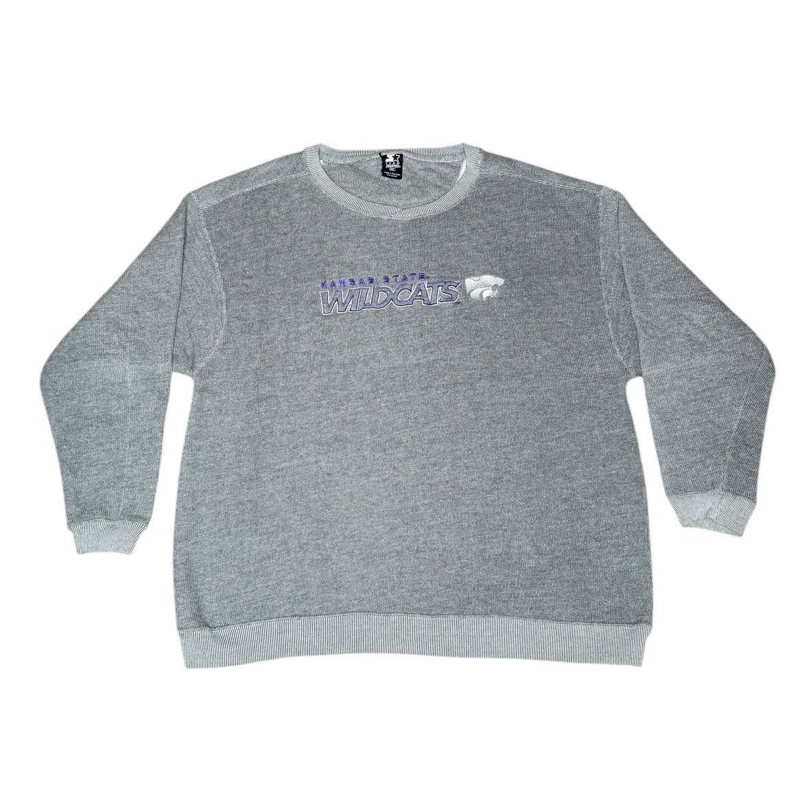 NCAA × Starter × Vintage Vintage Starter Kansas State Wildcats Crewneck Sweatshirt Size US XXL / EU 58 / 5 - 1 Thumbnail