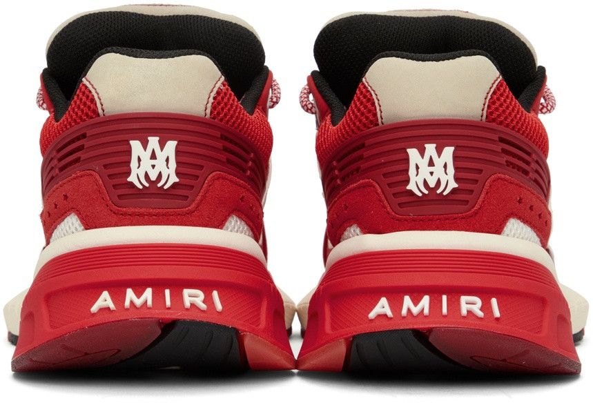 Amiri o1s1wg110325 MA Runner Sneakers in Red/White Size US 12 / EU 45 - 2 Thumbnail