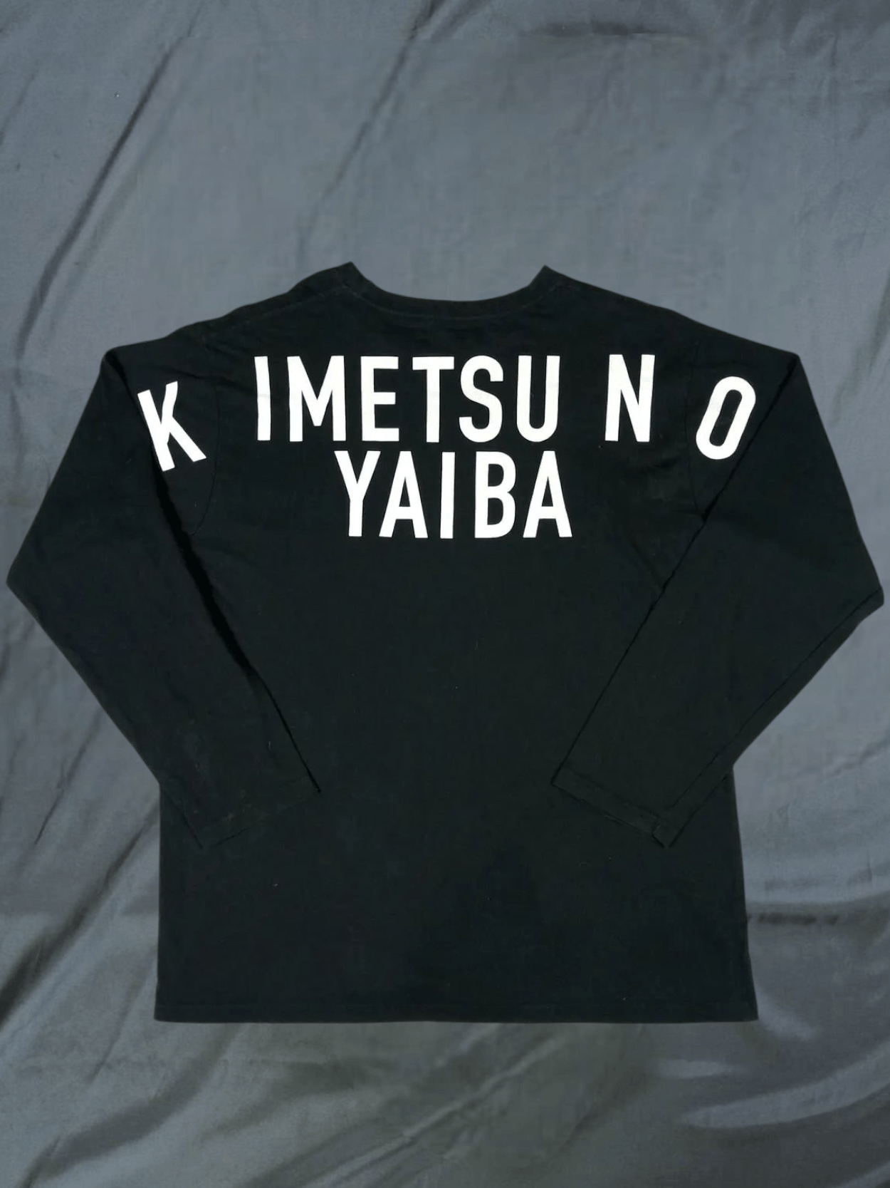 Anime × Cartoon Network × Japanese Brand "DEMON SLAYER" KIMETSU NO YAIBA LONG SLEEVE TSHIRT Size US XL / EU 56 / 4 - 17 Thumbnail