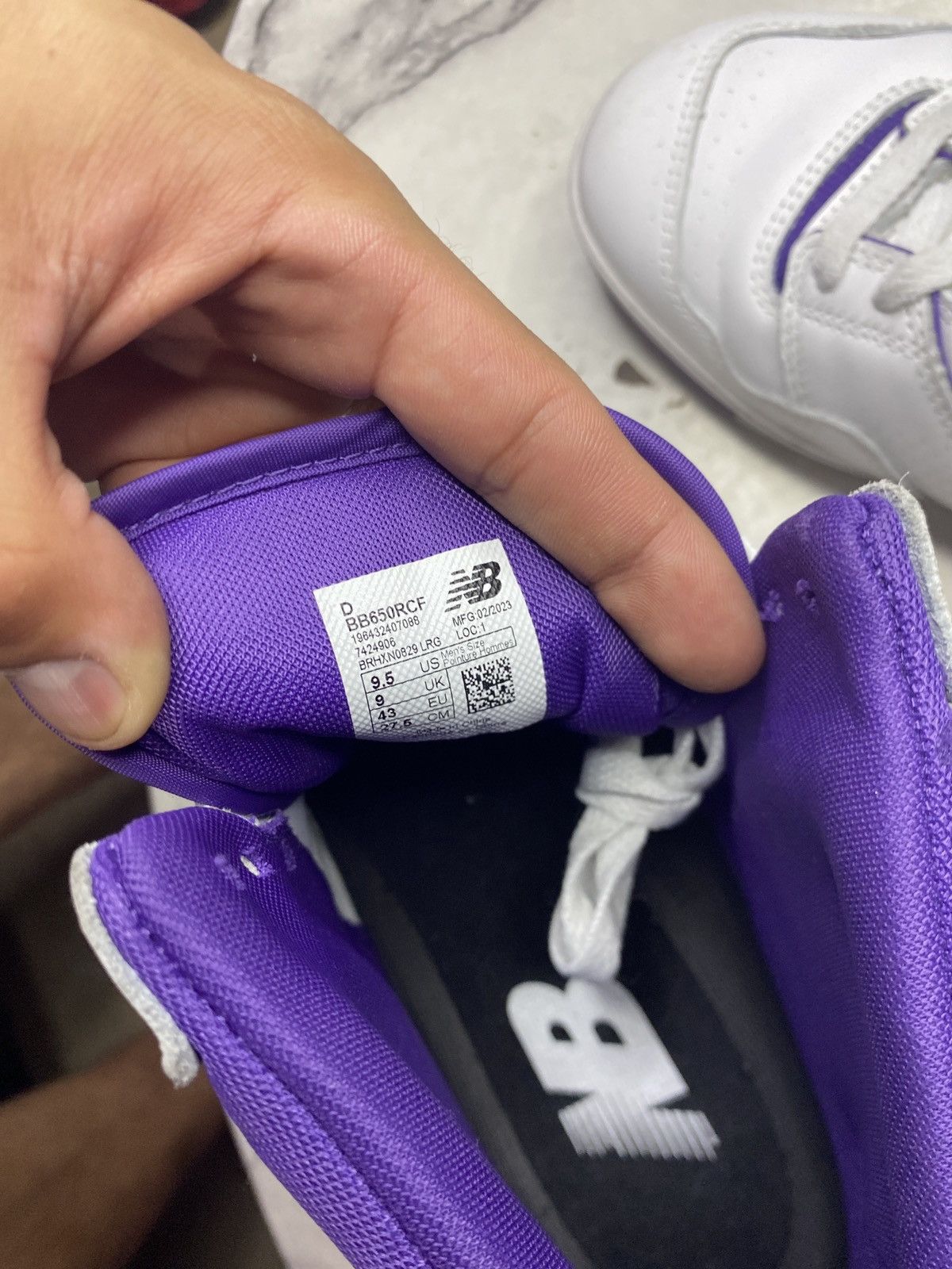 New Balance New balance high purple Size US 9.5 / EU 42-43 - 3 Thumbnail