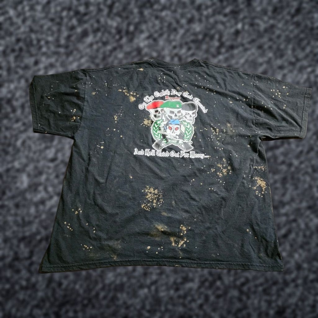 Jerzees VINTAGE Fort Benning GA Renegades US Military T Shirt 2XL Black Cotton Double-Sided Men MENS T-SHIRT Size US XXL / EU 58 / 5 - 1 Thumbnail