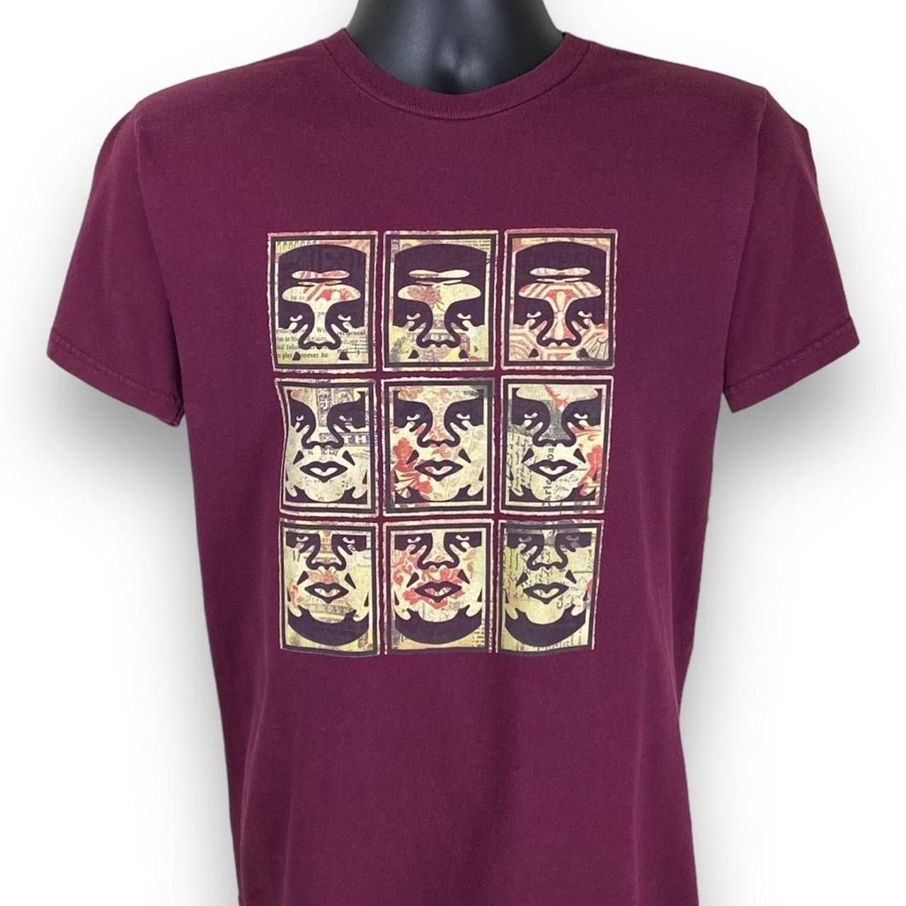Obey × Vintage Vintage Y2K Obey Skate Streetwear Essential Tshirt Size US S / EU 44-46 / 1 - 1 Thumbnail