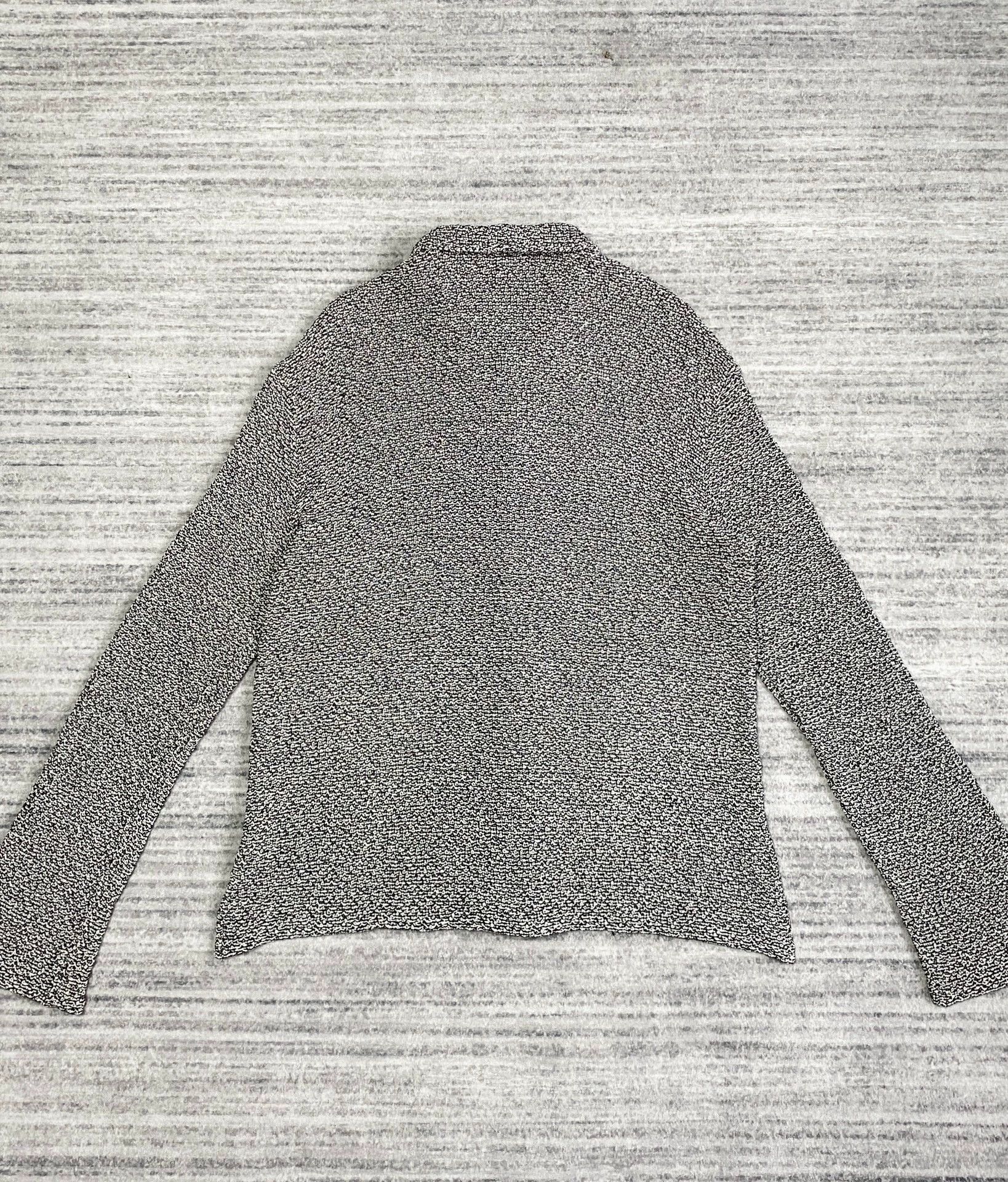 Our Legacy Our Legacy Snowflake Knit Black & White Cat Ear Jacket Size US S / EU 44-46 / 1 - 2 Thumbnail