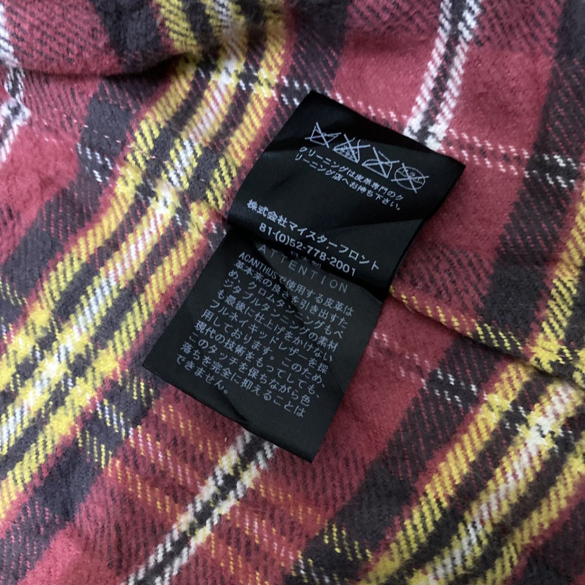 If Six Was Nine Vintage Acanthus Flannel Leather Shirt Hedi Lgb Emo Jacket Size US S / EU 44-46 / 1 - 7 Thumbnail