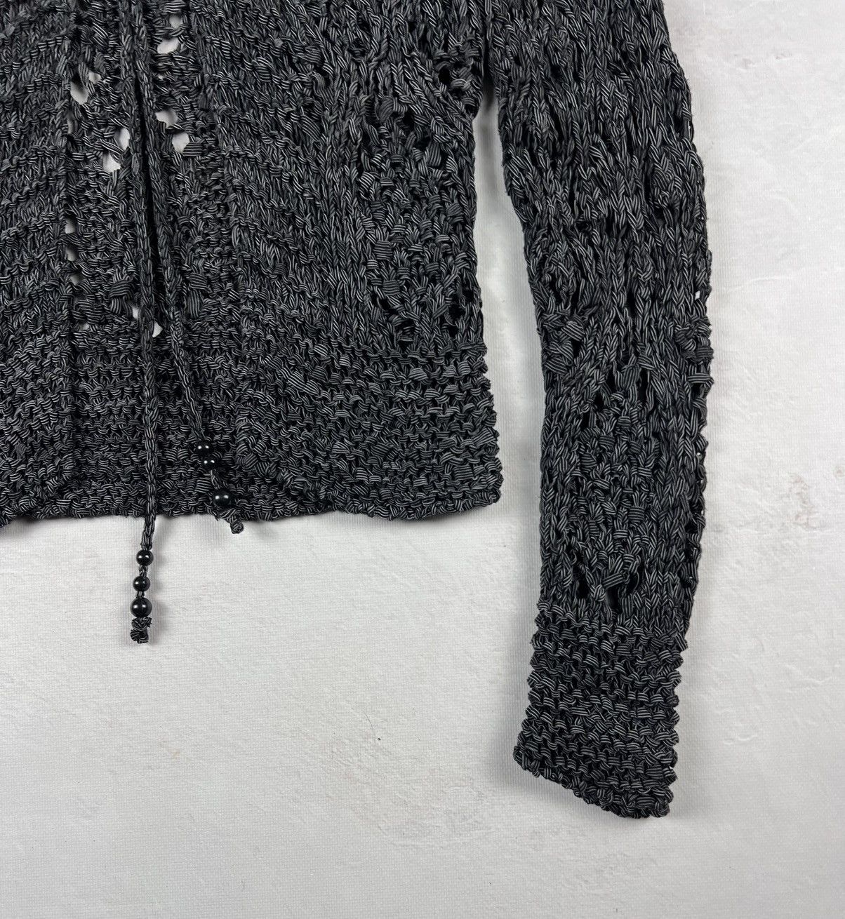 Other RARE Knitted Japanese Avant Garde Y2k Classic Opium Style Size S / US 4 / IT 40 - 5 Thumbnail