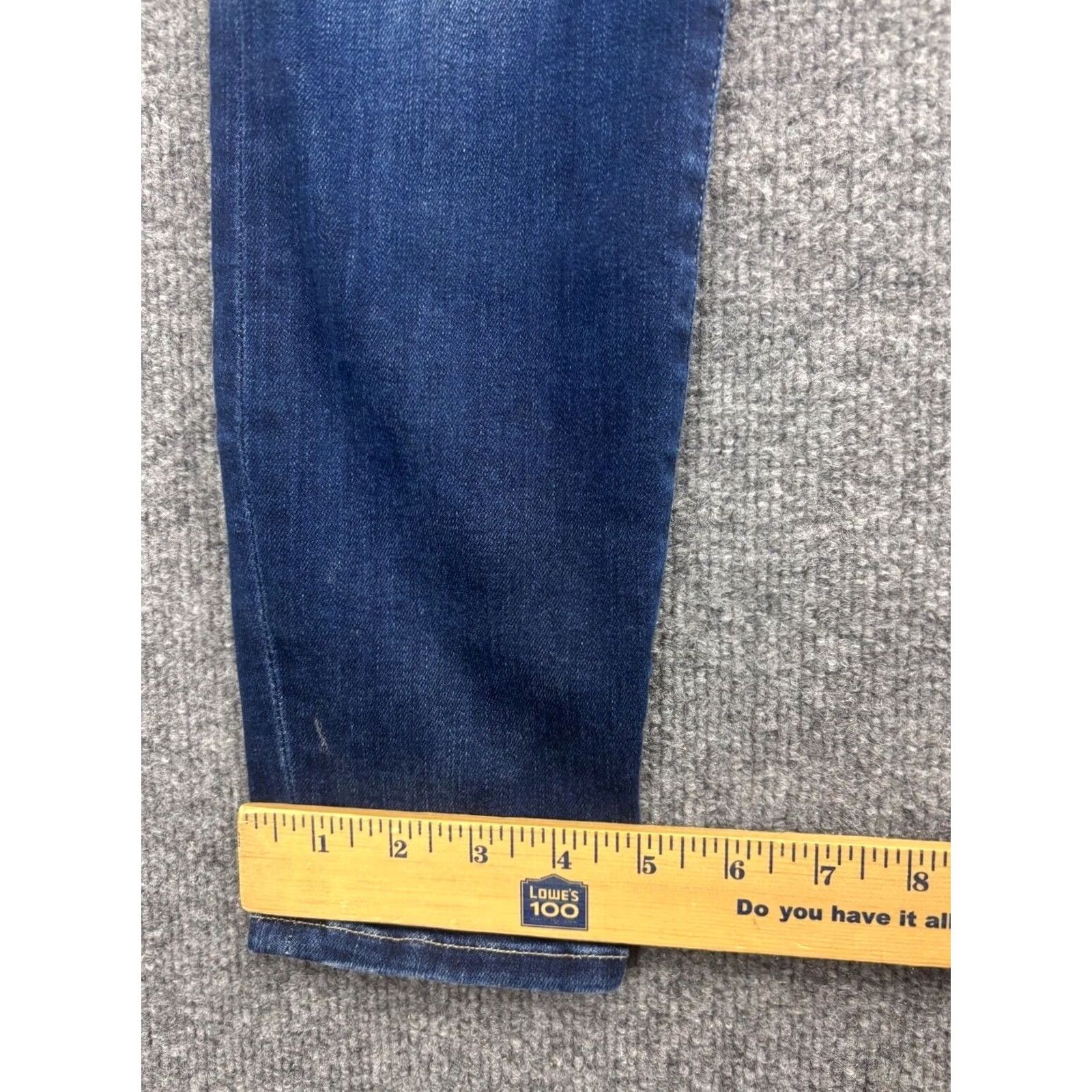 Frame VINTAGE FRAME Le Skinny De Jeanne Crop Jeans Women's 28 Blue Denim Dark Wash Stretch USA Size 28" / US 6 / IT 42 - 6 Thumbnail