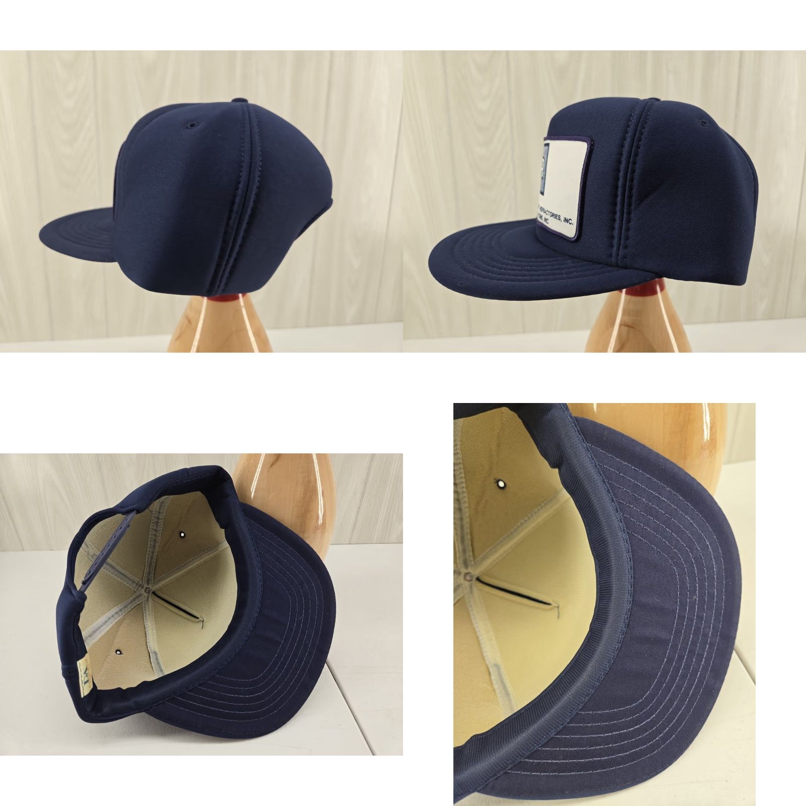 Vintage VINTAGE Lehigh Valley Refractories USA Blue Trucker Hat Snapback Men Adjustable Blue USA Trucker Hat Mens Size ONE SIZE - 9 Thumbnail