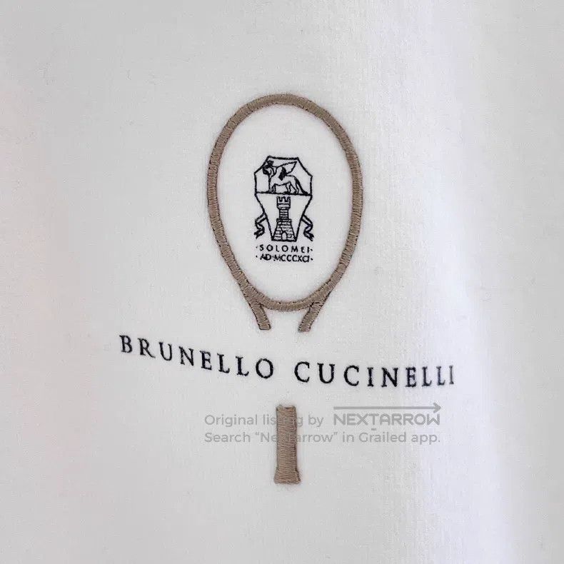 Brunello Cucinelli Brunello Cucinelli White tennis racket sweatshirt Size XS / US 0-2 / IT 36-38 - 5 Thumbnail