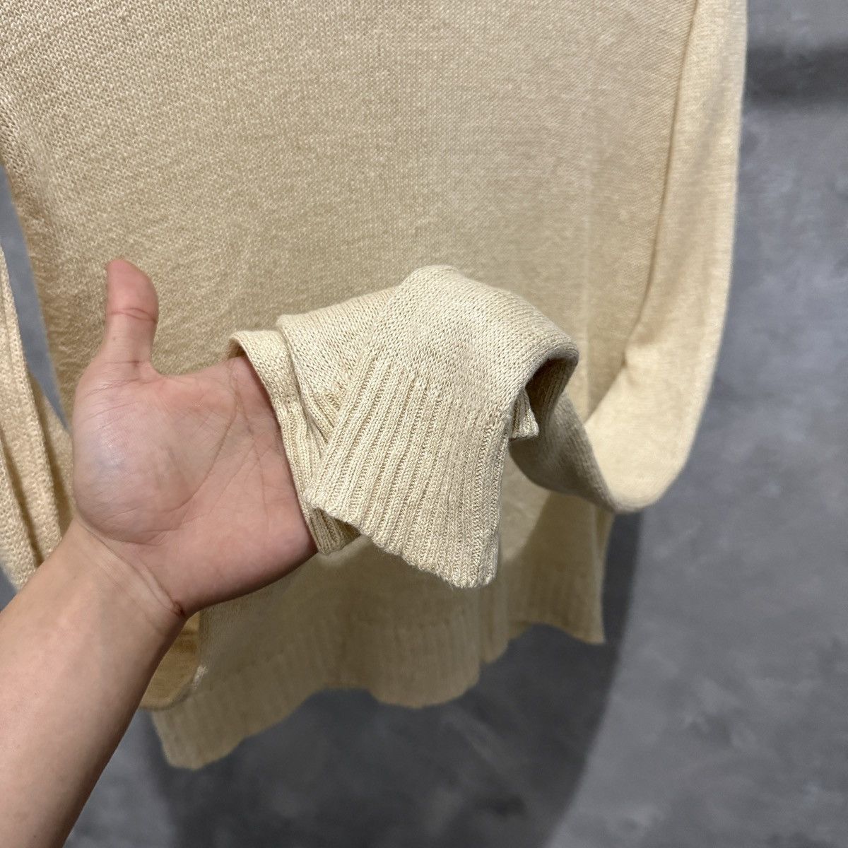 agnes b. Vintage Agnes B Tan Cardigan Size US S / EU 44-46 / 1 - 7 Thumbnail
